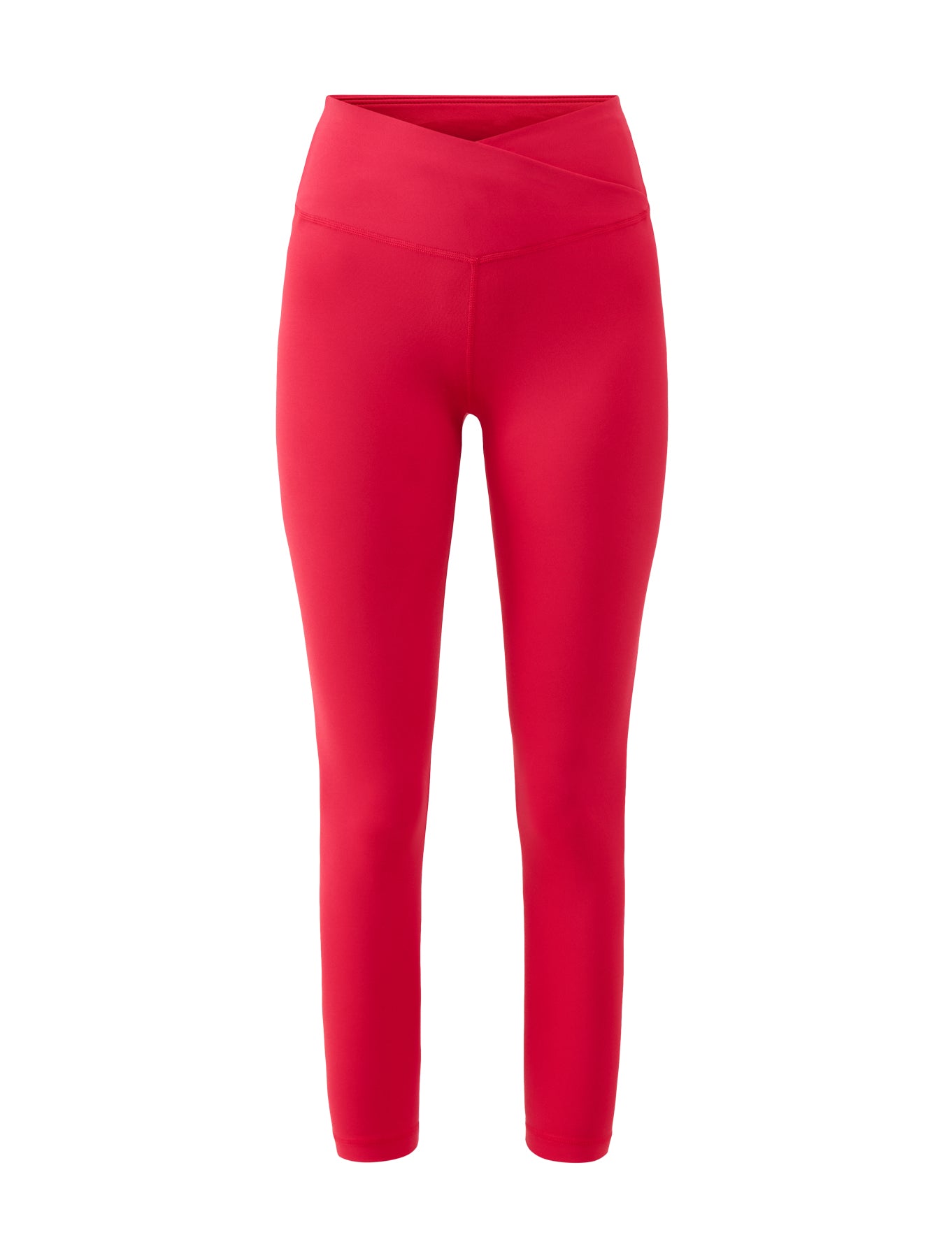 All Day 7/8 Wrap Waist Leggings Red