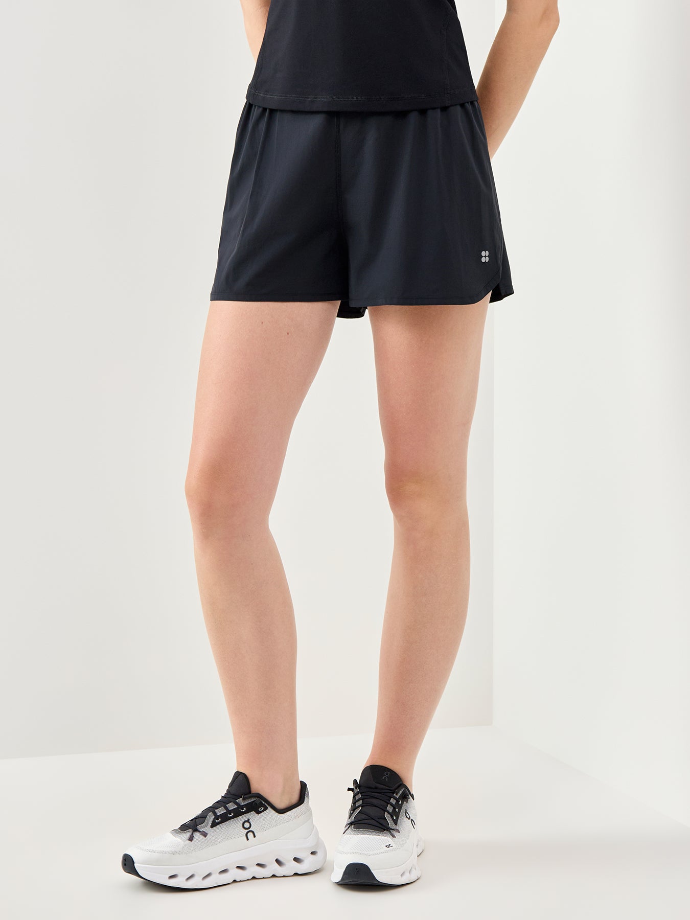Running Shell Shorts Black