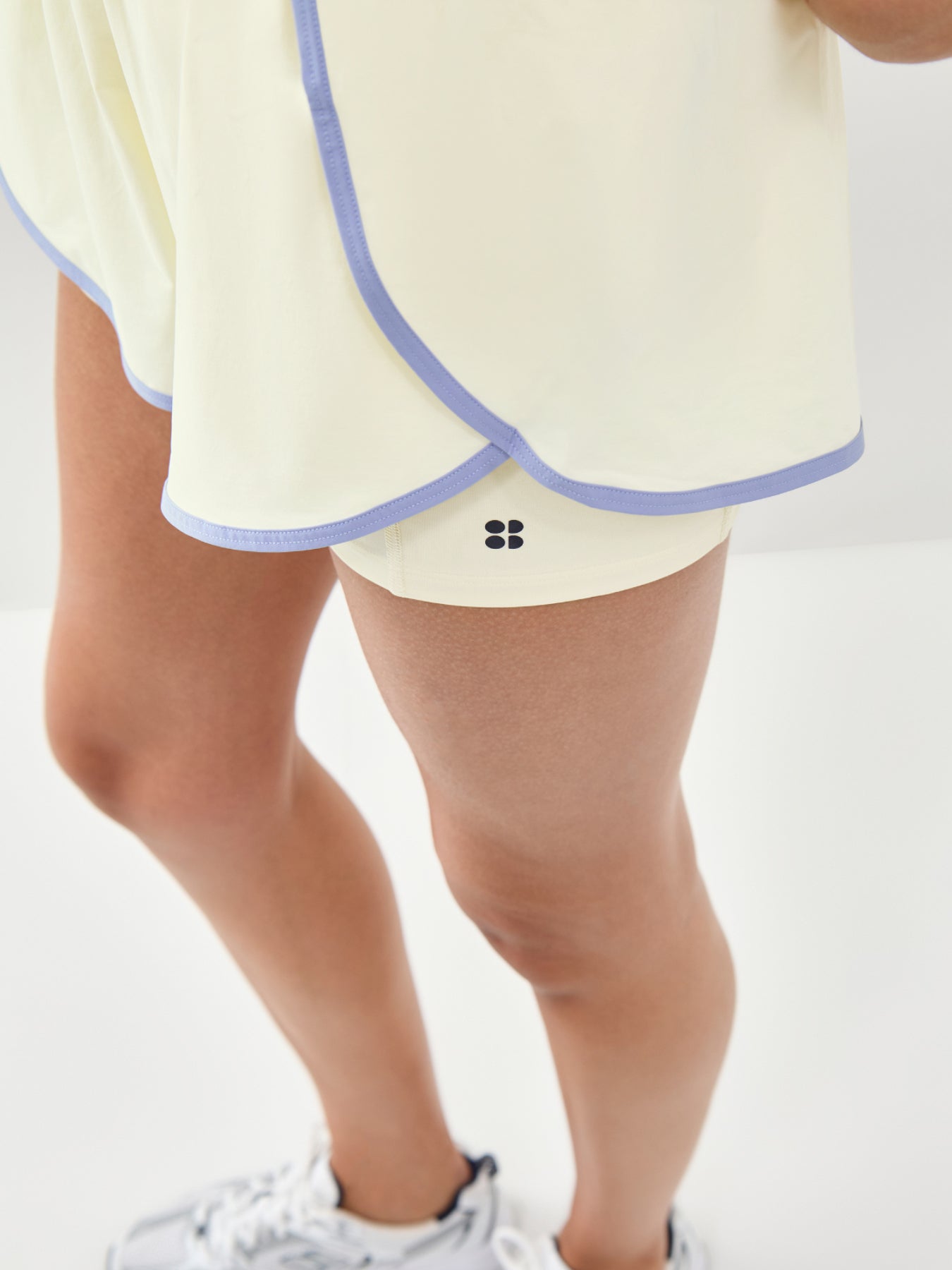 Get Set 2 In 1 Training Shorts Yellow