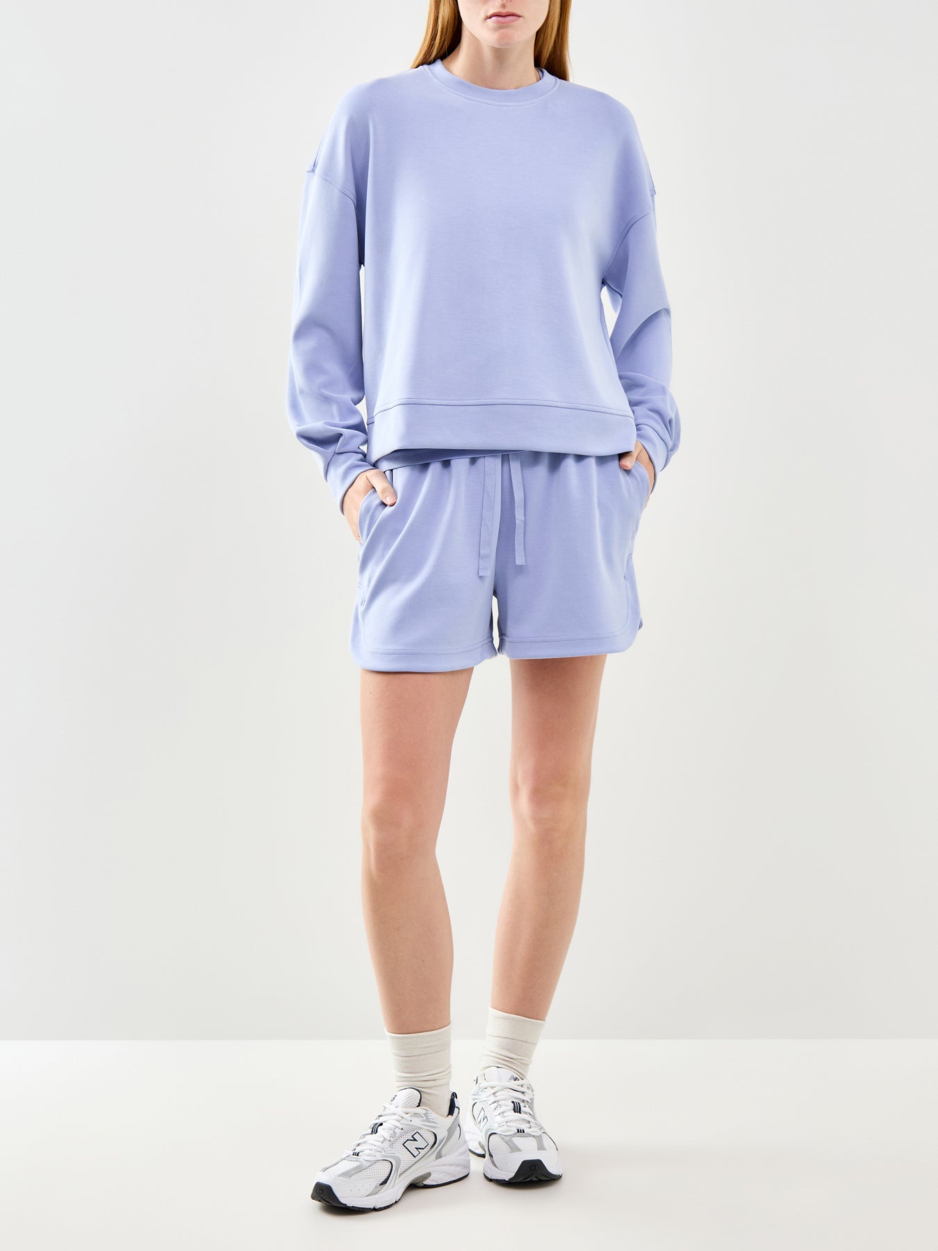 Sand Wash CloudWeight Sweatshirt Blue