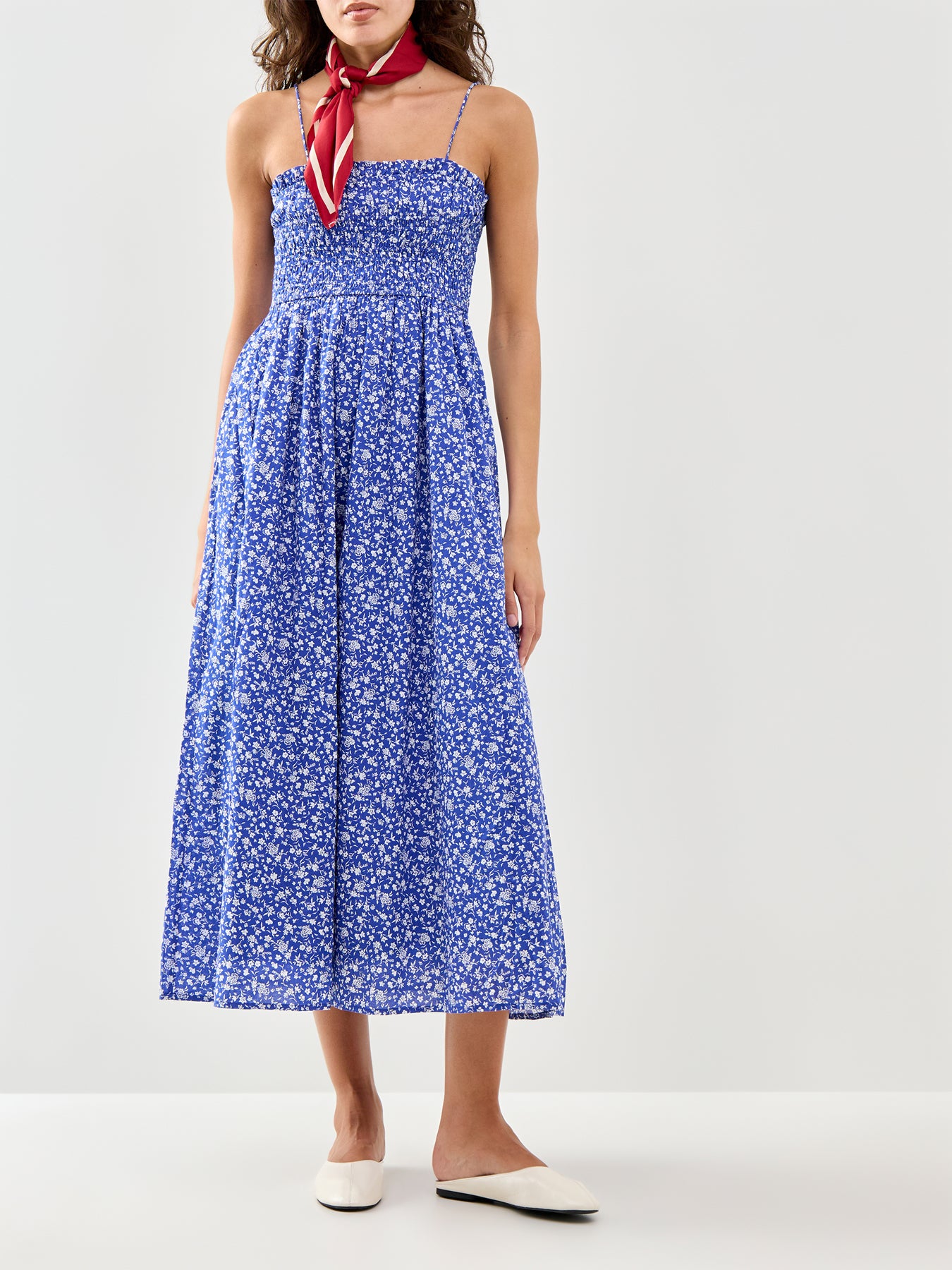 Rita Midi Dress Blue