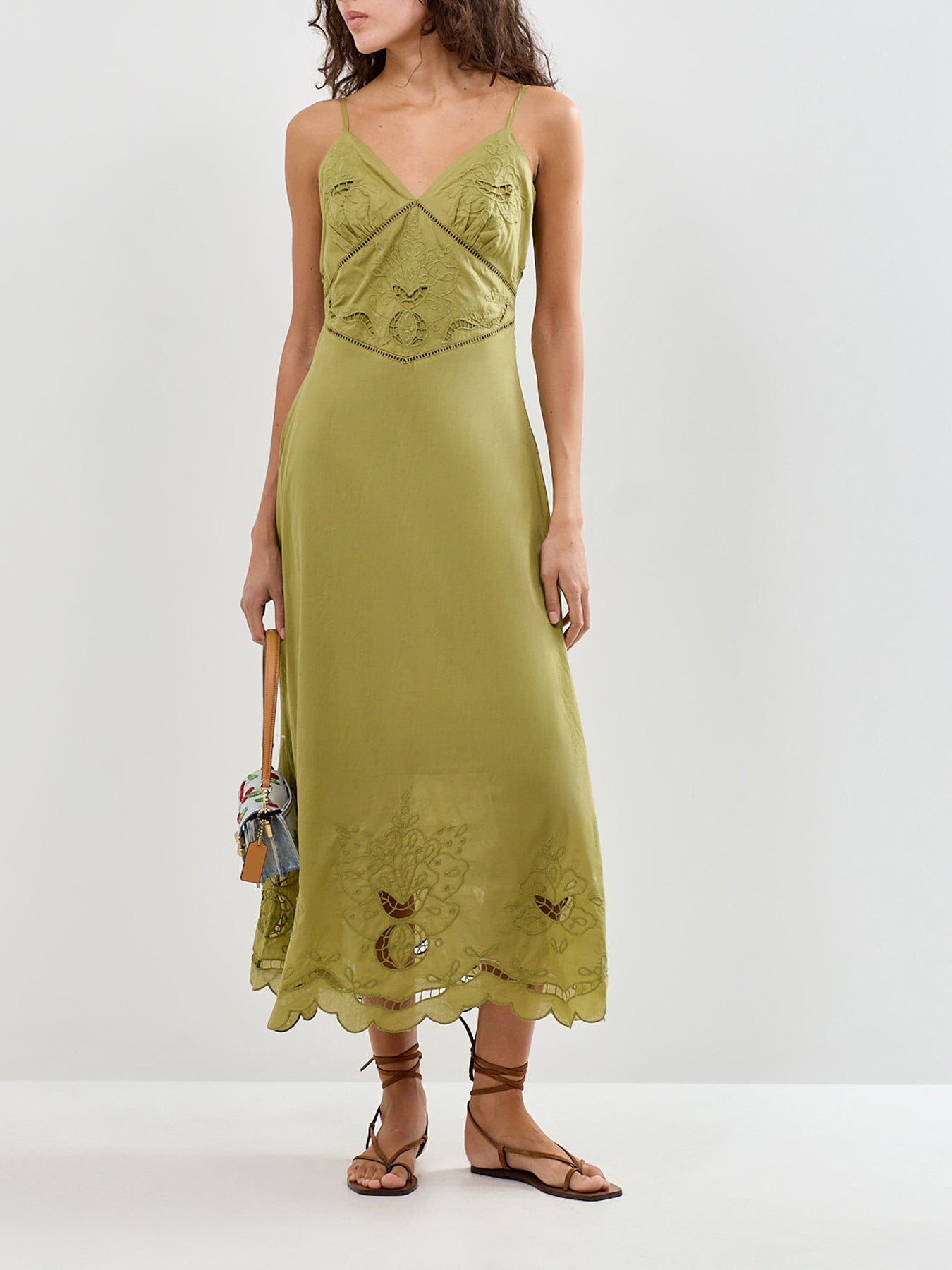 Brooke Midi Dress Green