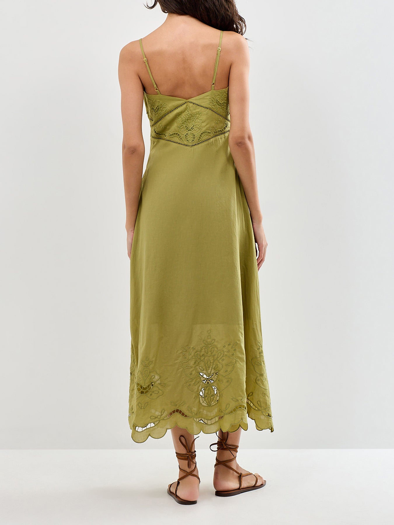 Brooke Midi Dress Green