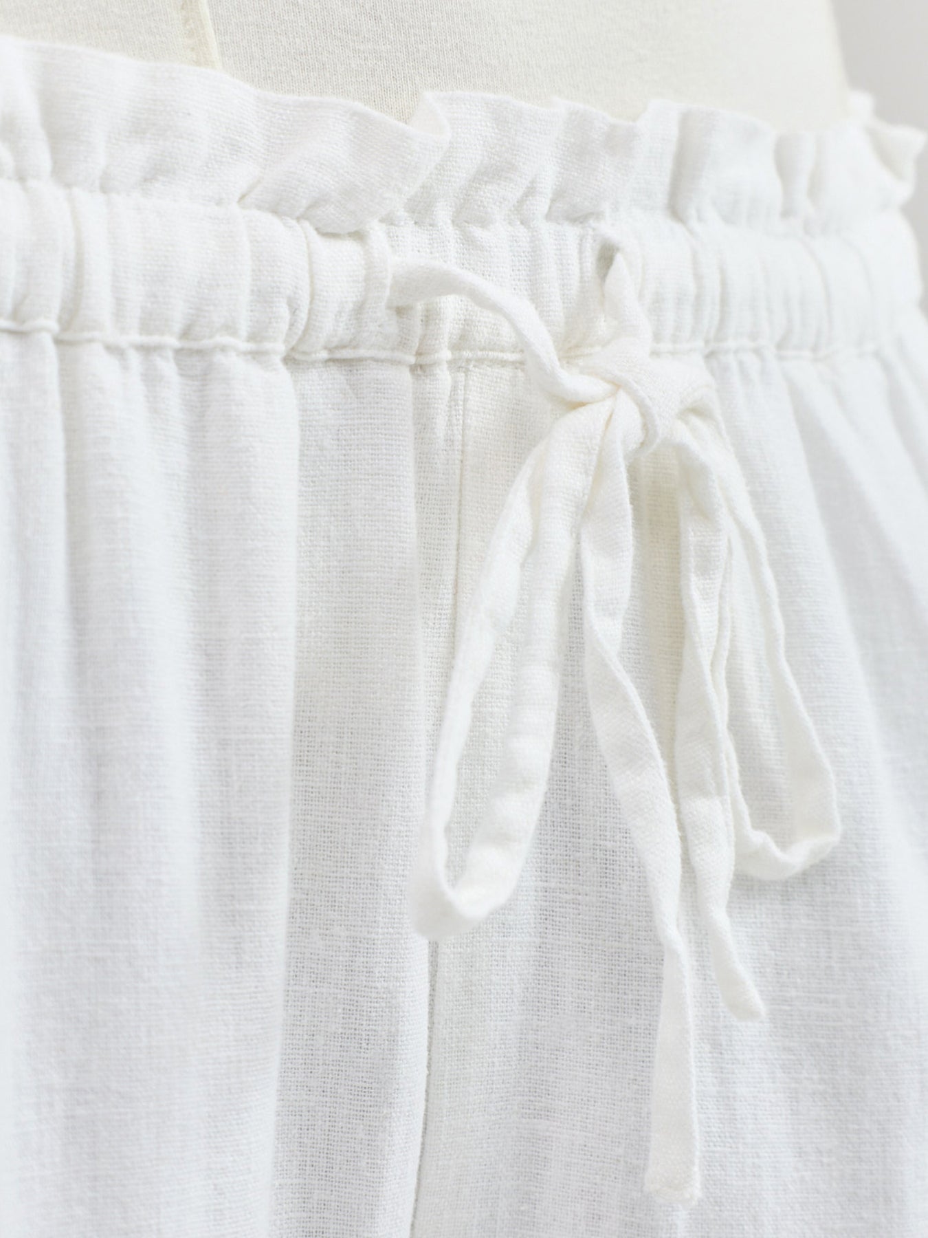 Fosse Wide Leg Trousers White