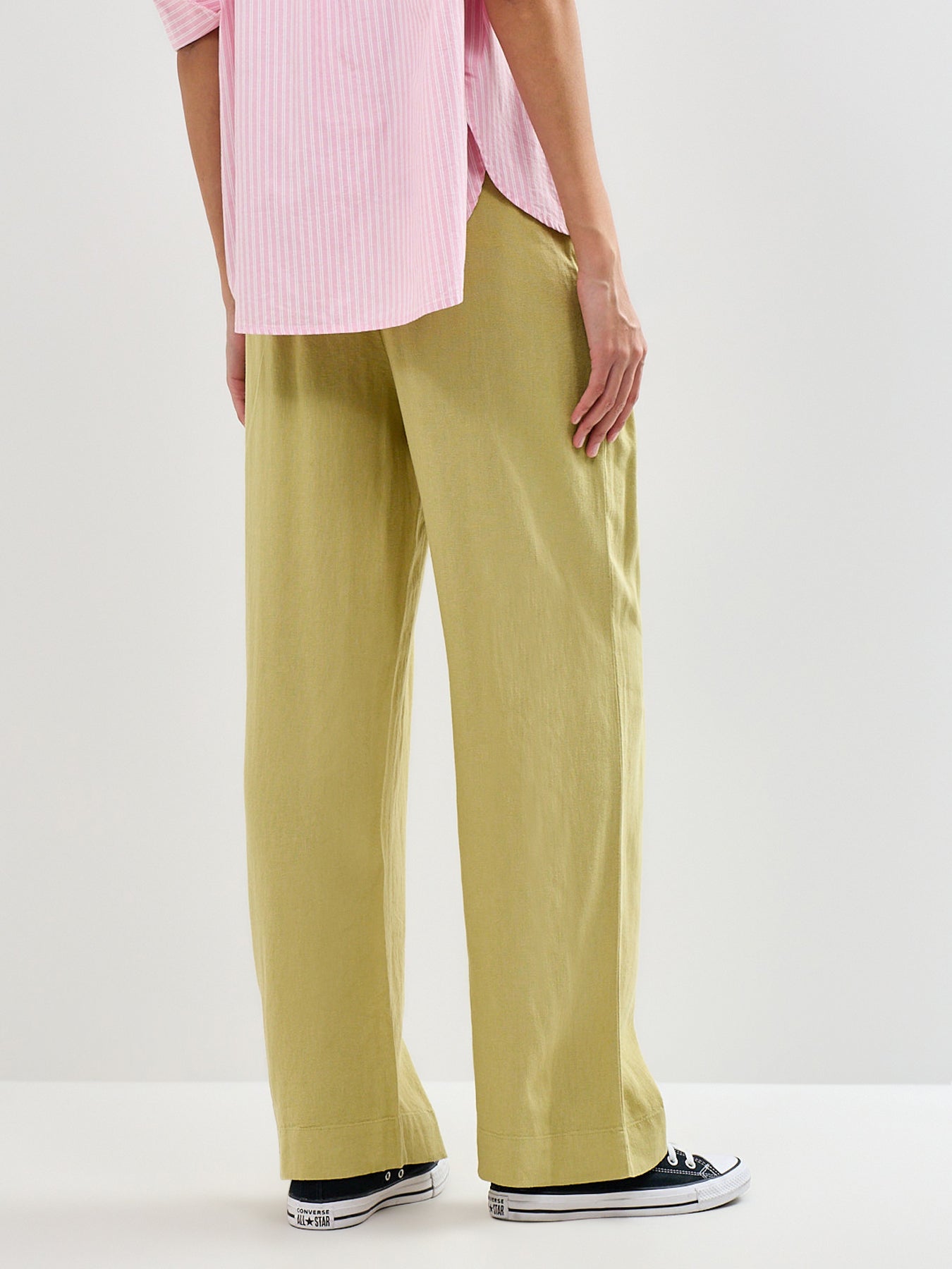 Fosse Wide Leg Trousers Green