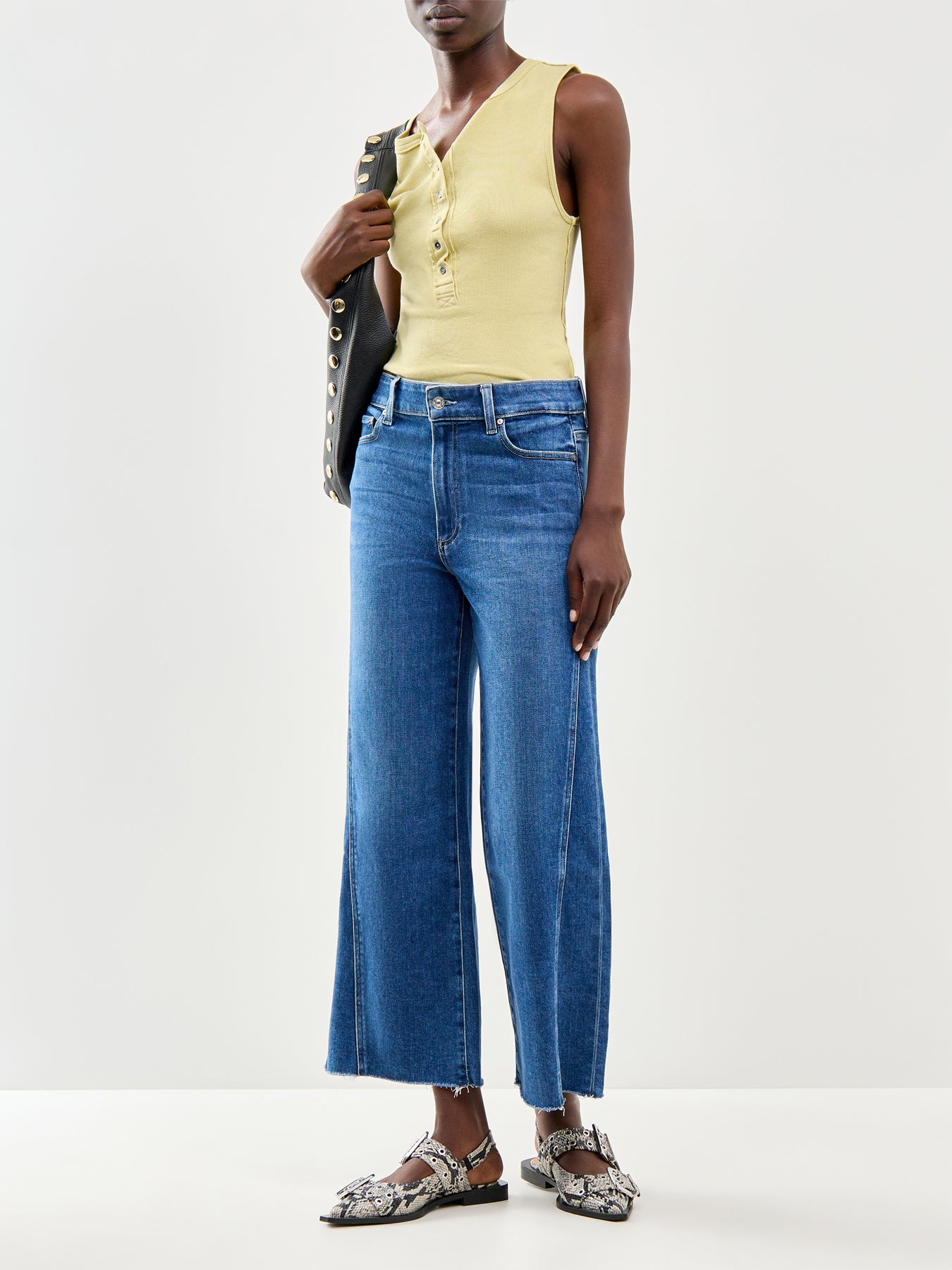 Anessa Wide Leg Jeans Blue