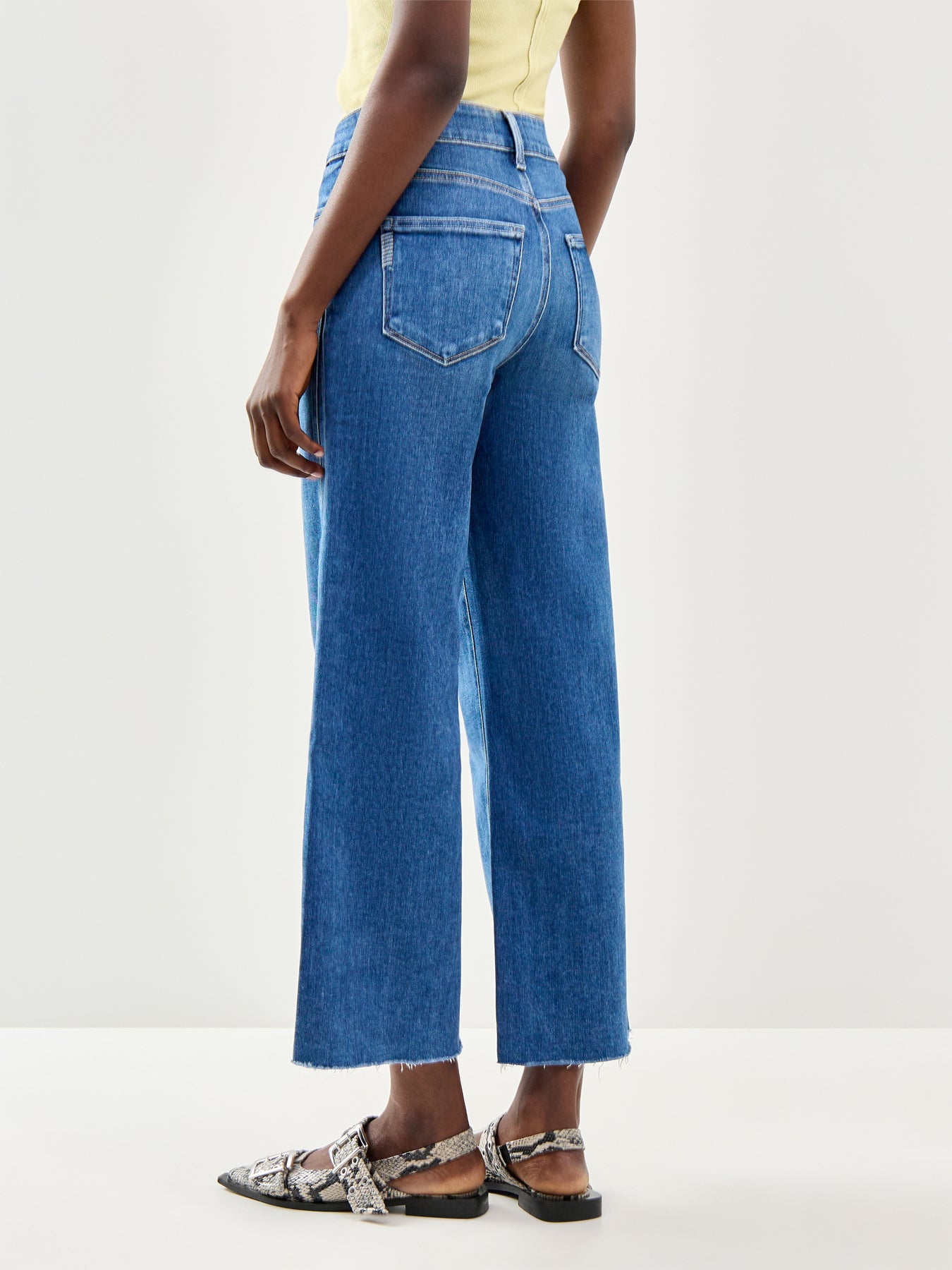 Anessa Wide Leg Jeans Blue