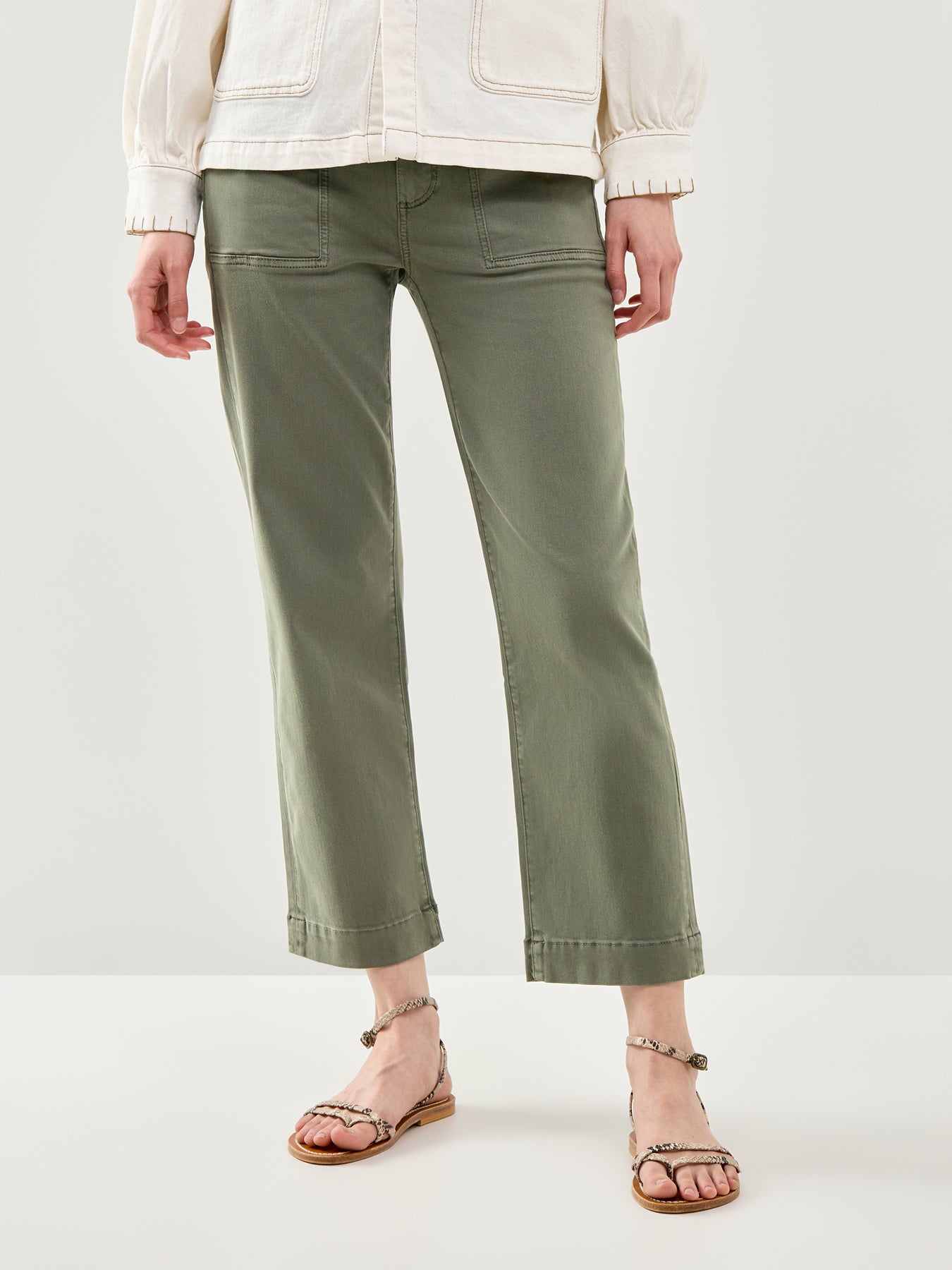 Quincy Ankle Jeans Green