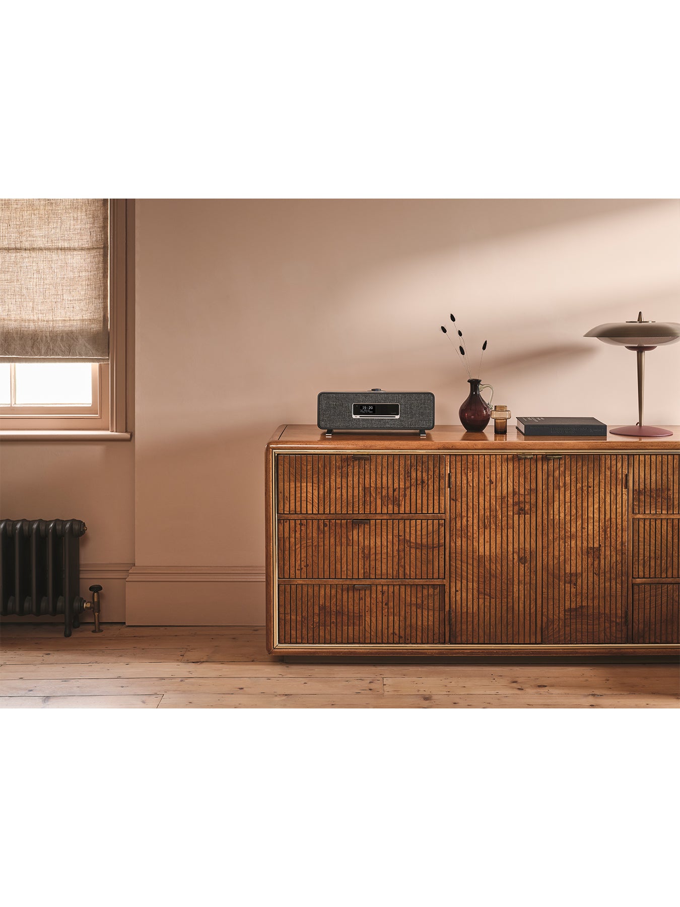 R3S Compact Music System Grey