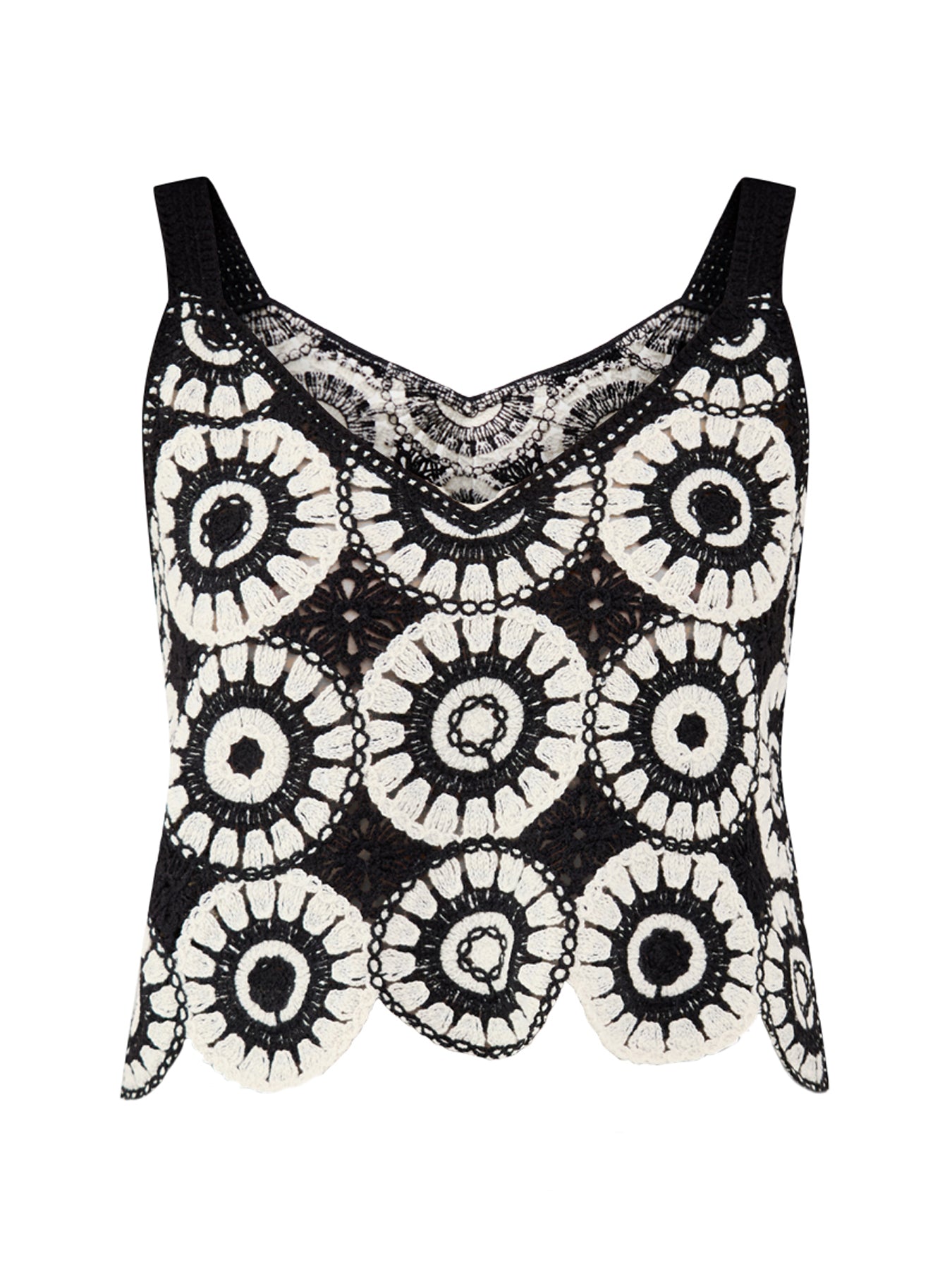 Vonne Sleeveless Knit Top Black
