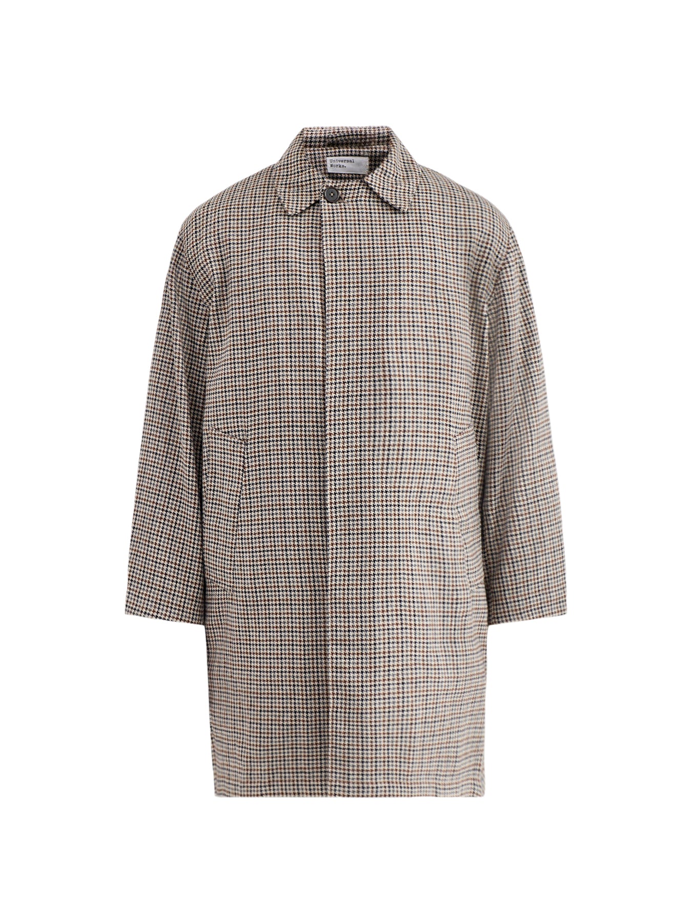 Wool Blend Lester Dogtooth Stan Coat