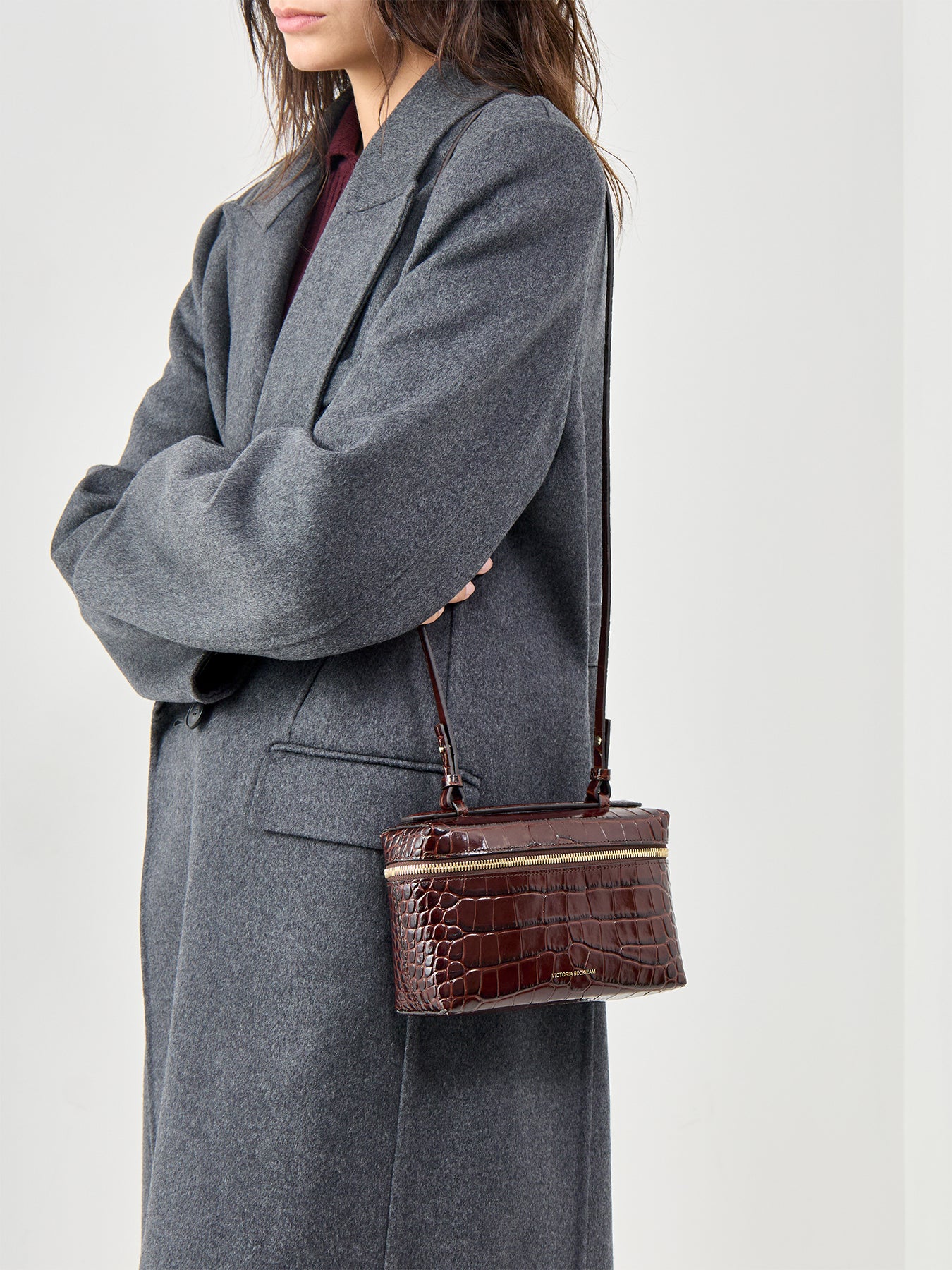 Dorian Vanity Mini Bag Burgundy