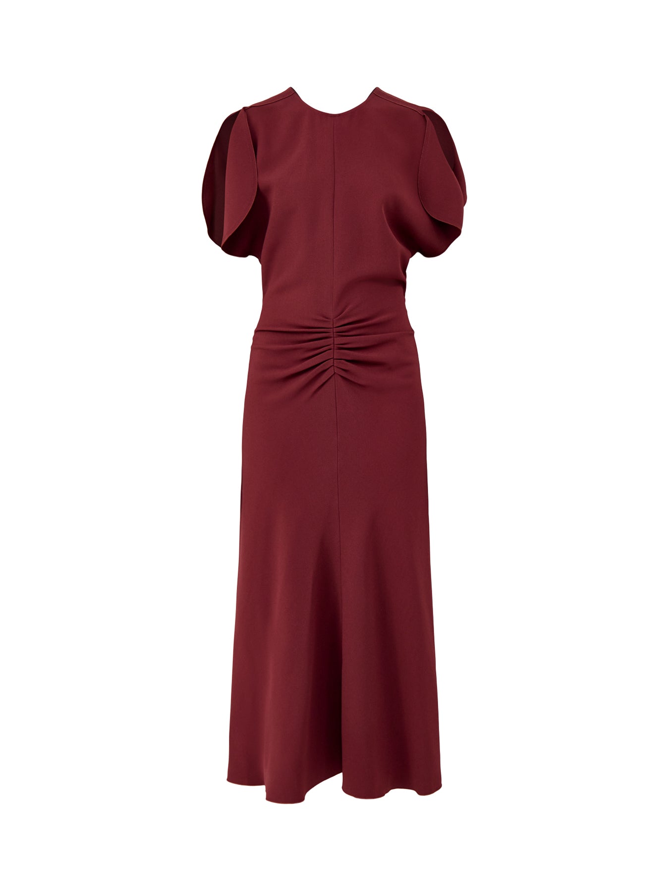 Bela Midi Dress Burgundy