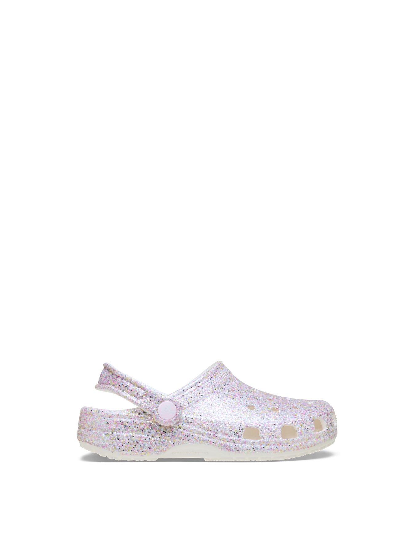 Kids' Fantasy Glitter Clogs White