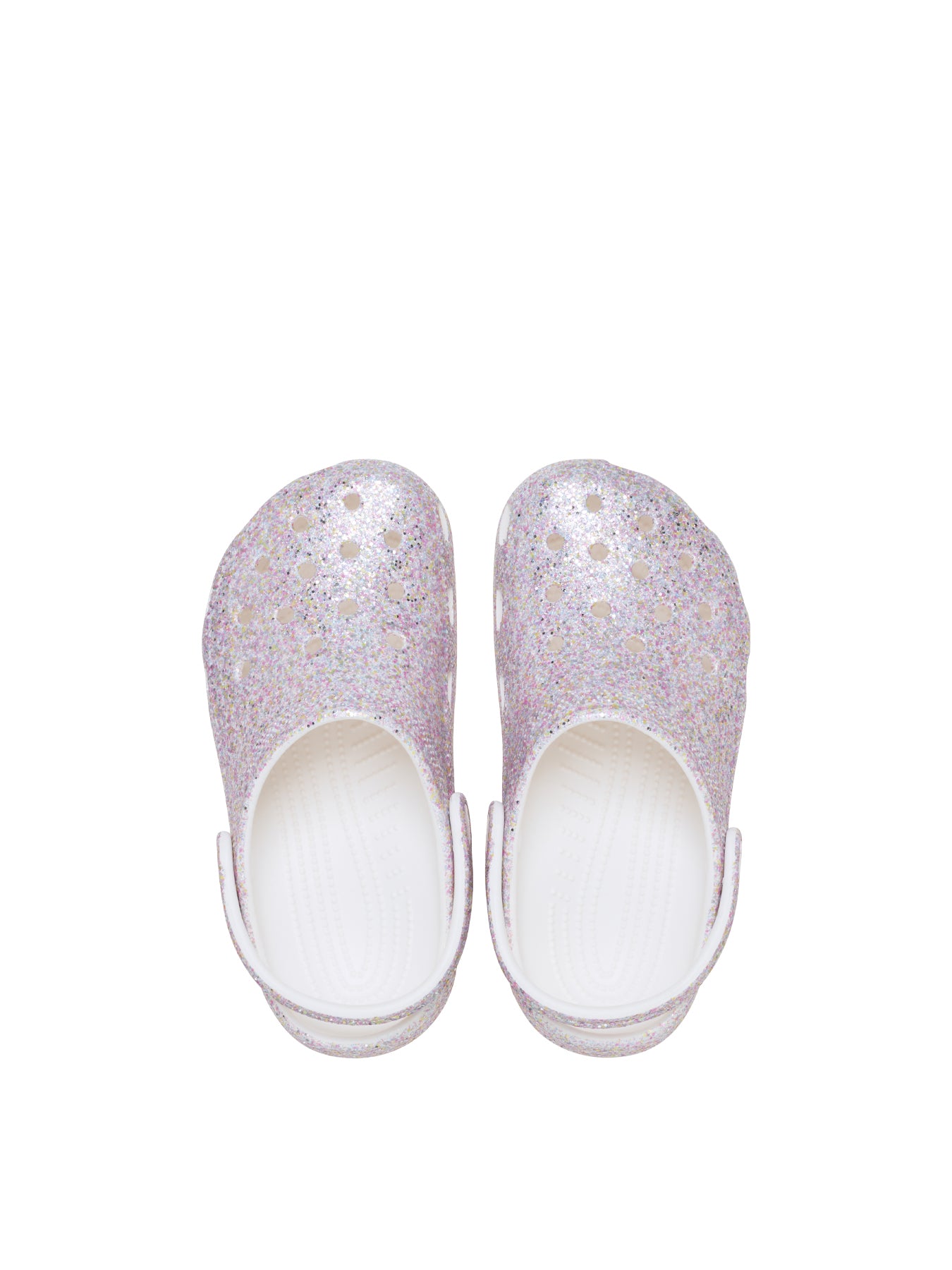 Kids' Fantasy Glitter Clogs White