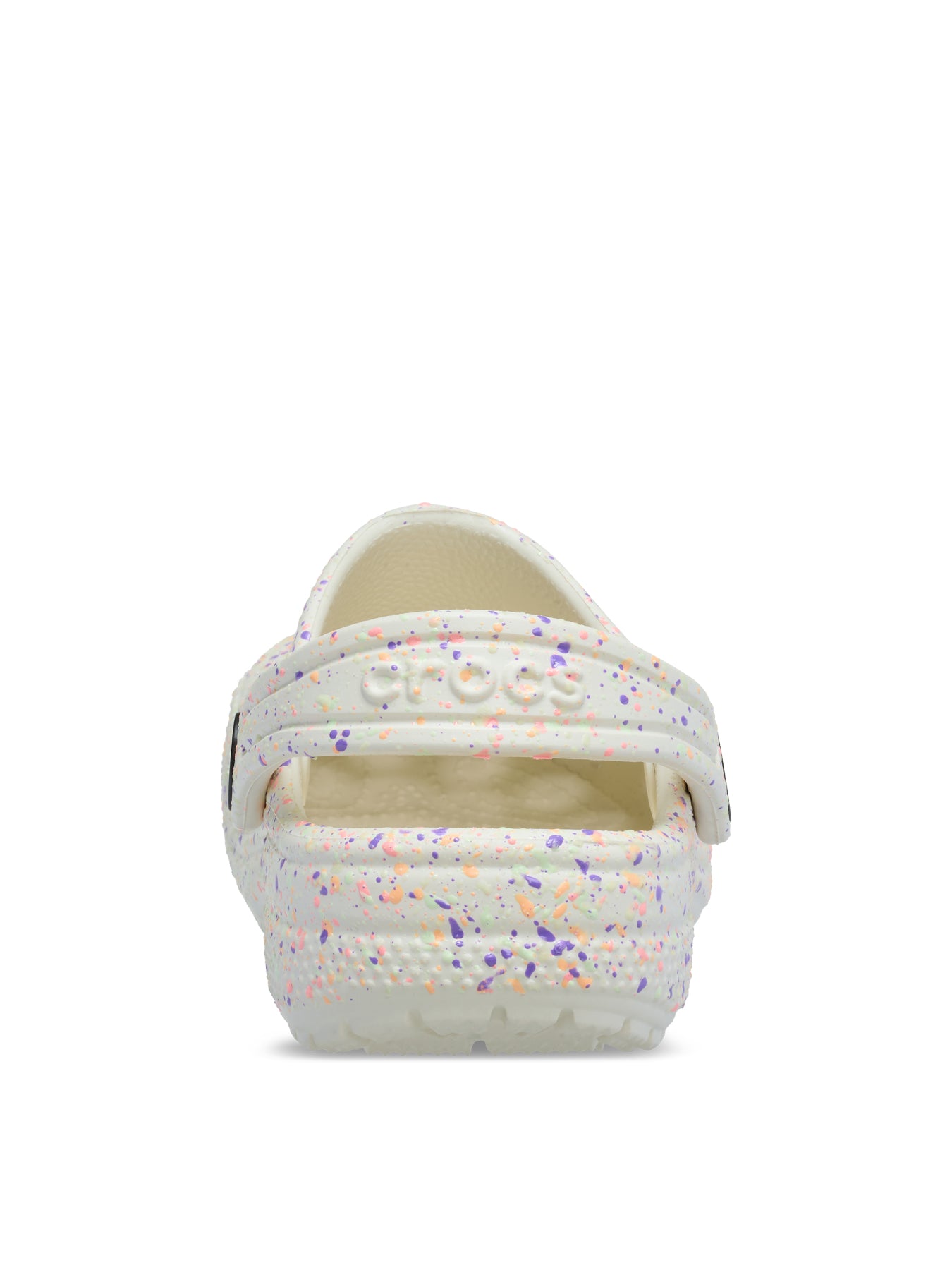 Kids' Glow Paint Splatter Clogs White