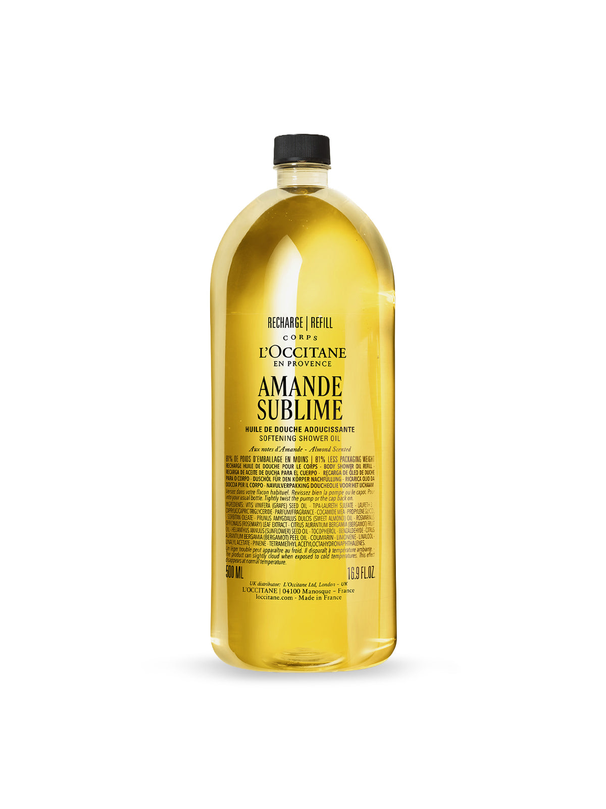 Almond Shower Oil Refill 500ml
