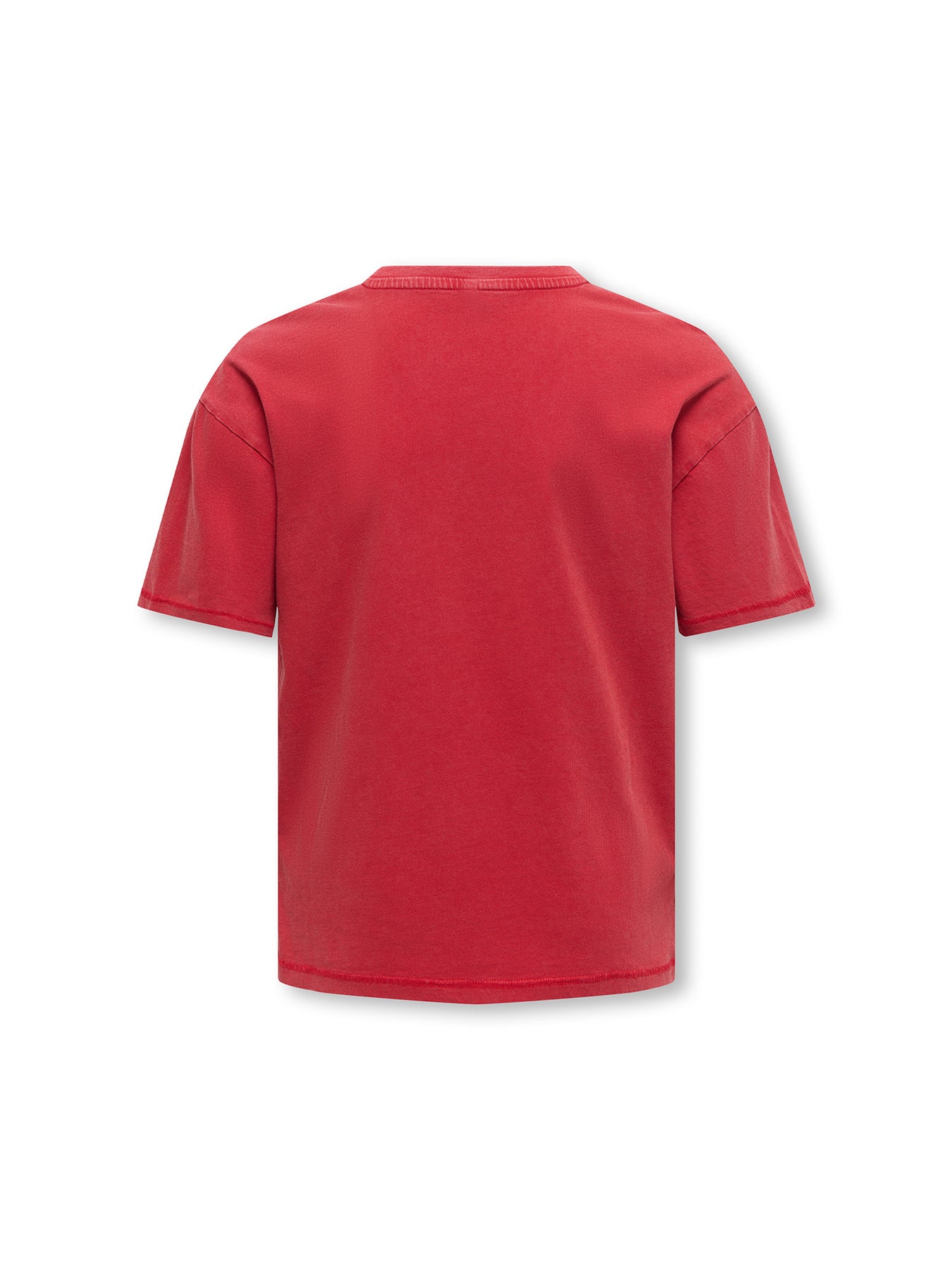 Kids' Printed Short Sleeve T-Shirt Red