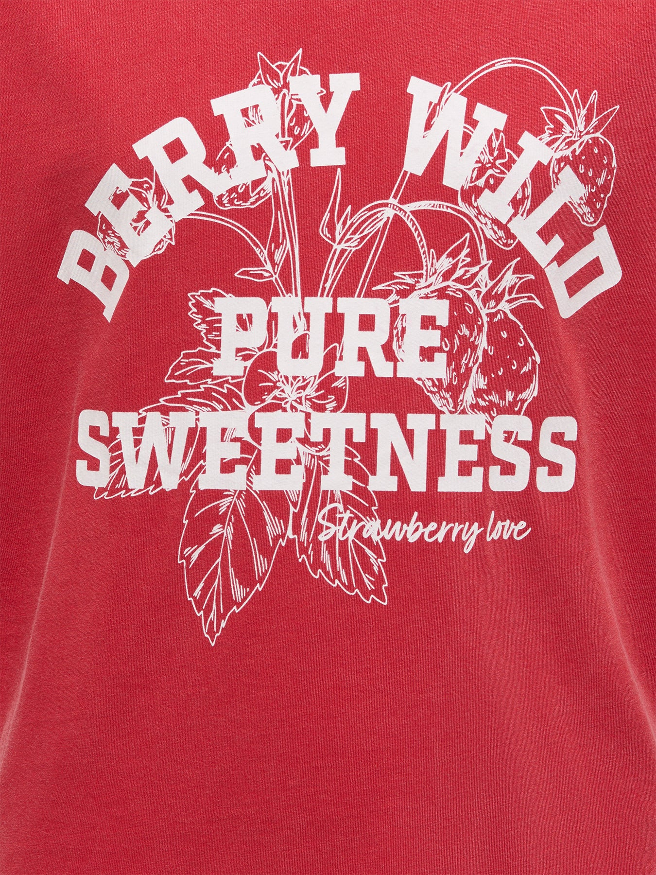 Kids' Printed Short Sleeve T-Shirt Red