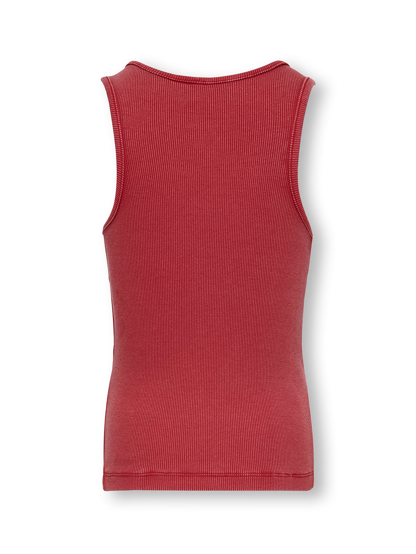 Kids' Embroidered Tank Top Red