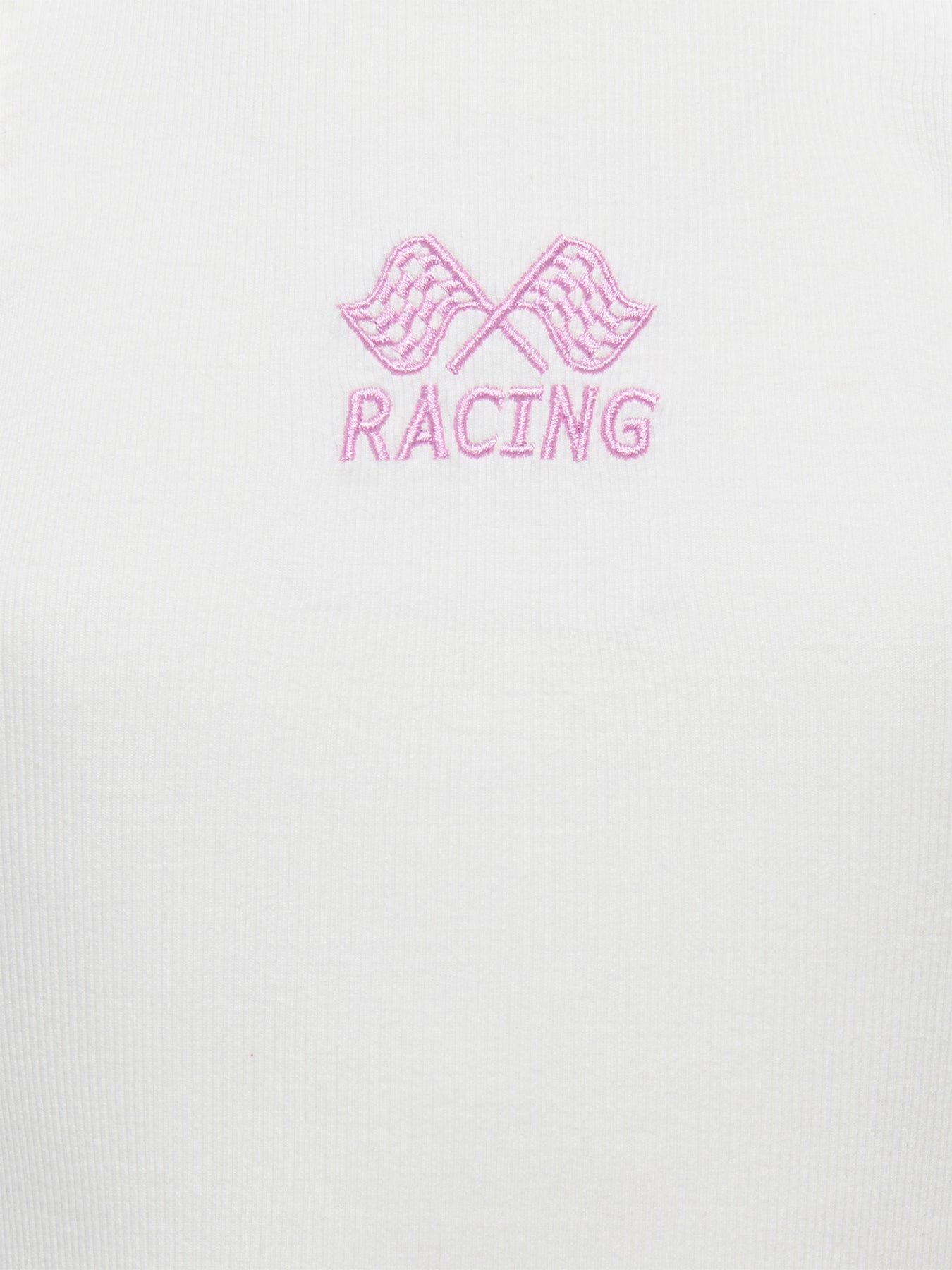 Kids' Embroidered Tank Top White