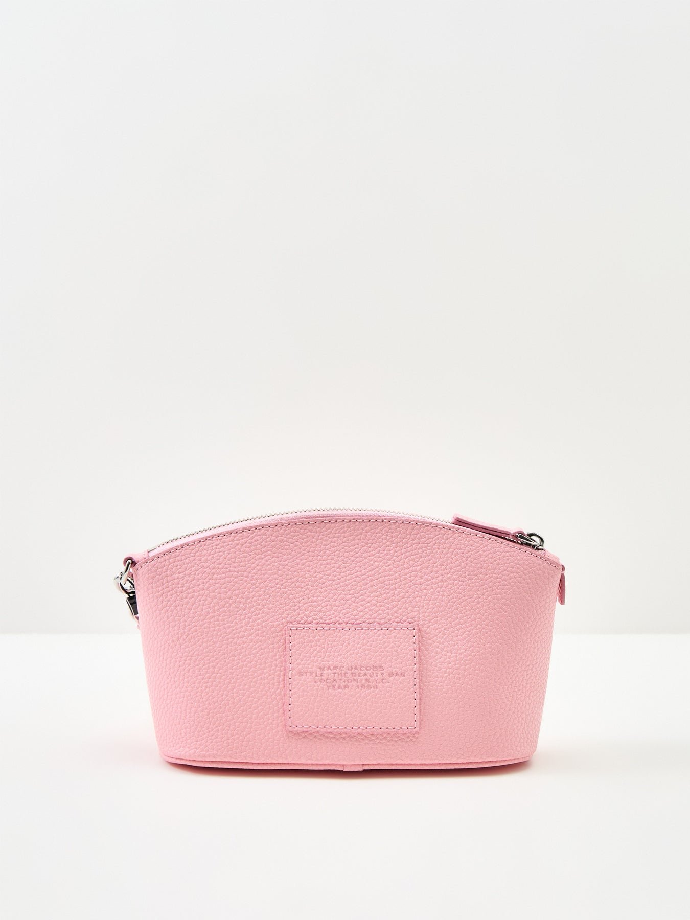 Leather Beauty Bag - Ribbon Pink