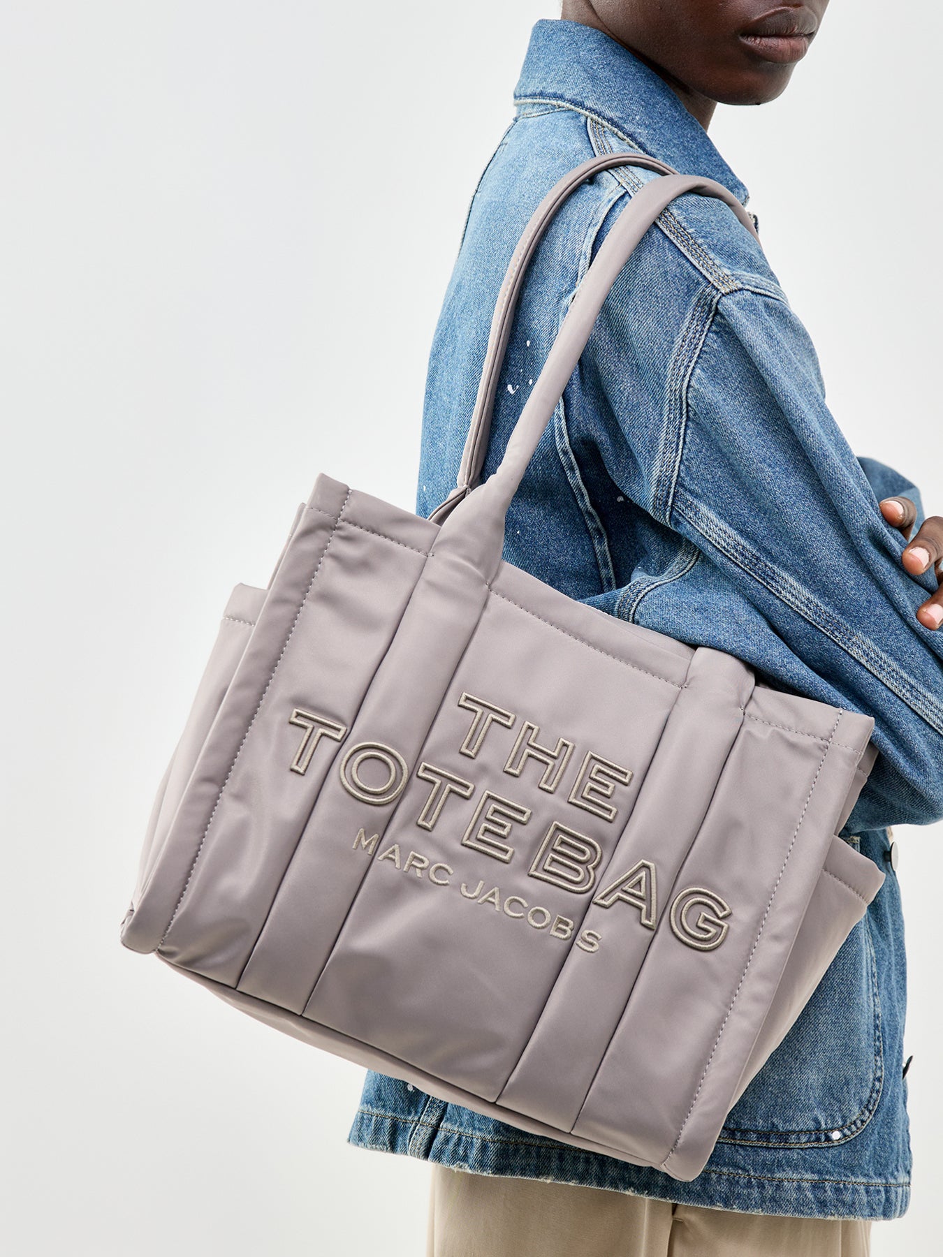 Medium Tote Bag Grey