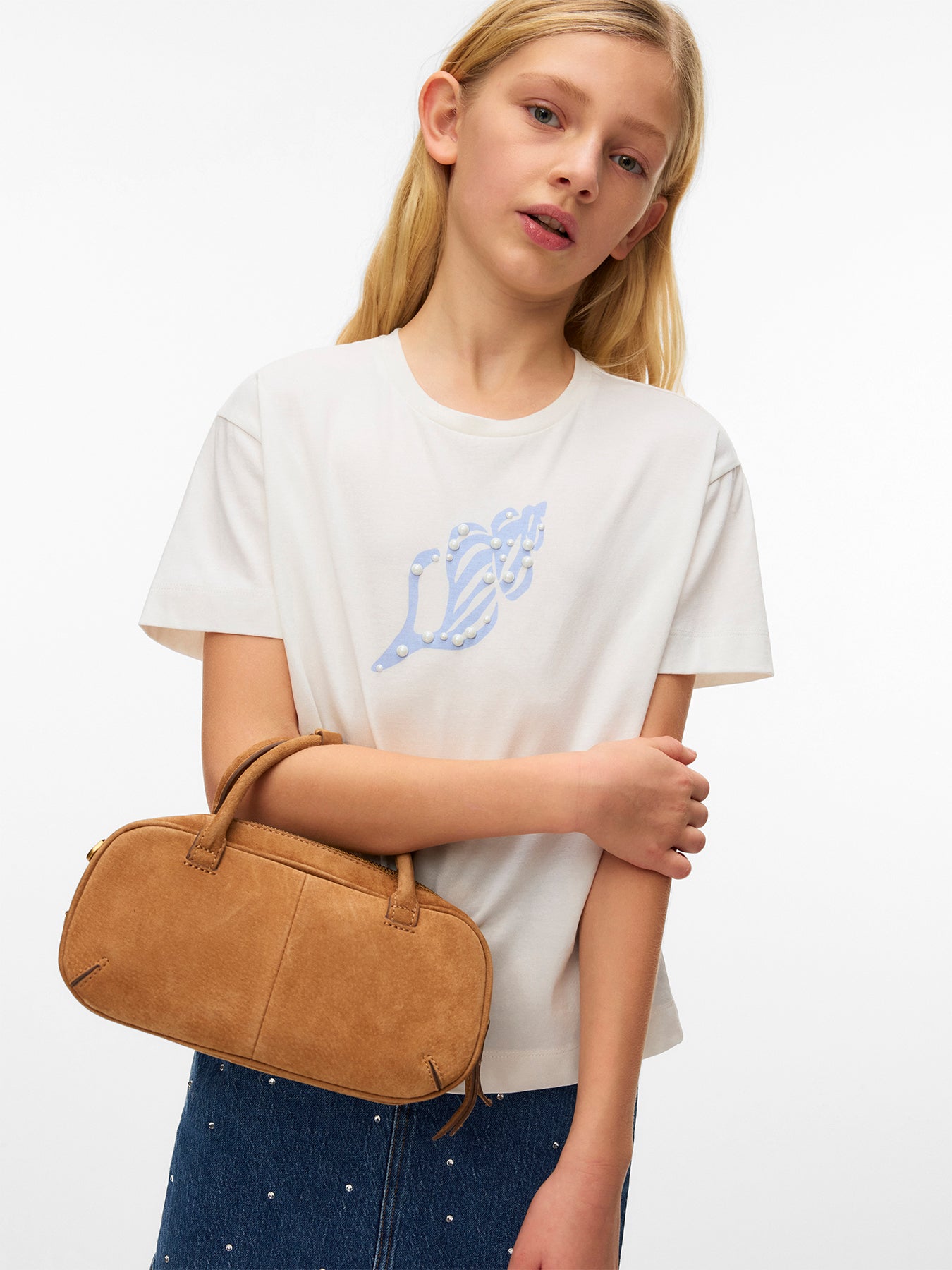 VMPALMA METTE SS TOP BOX JRS GIRL