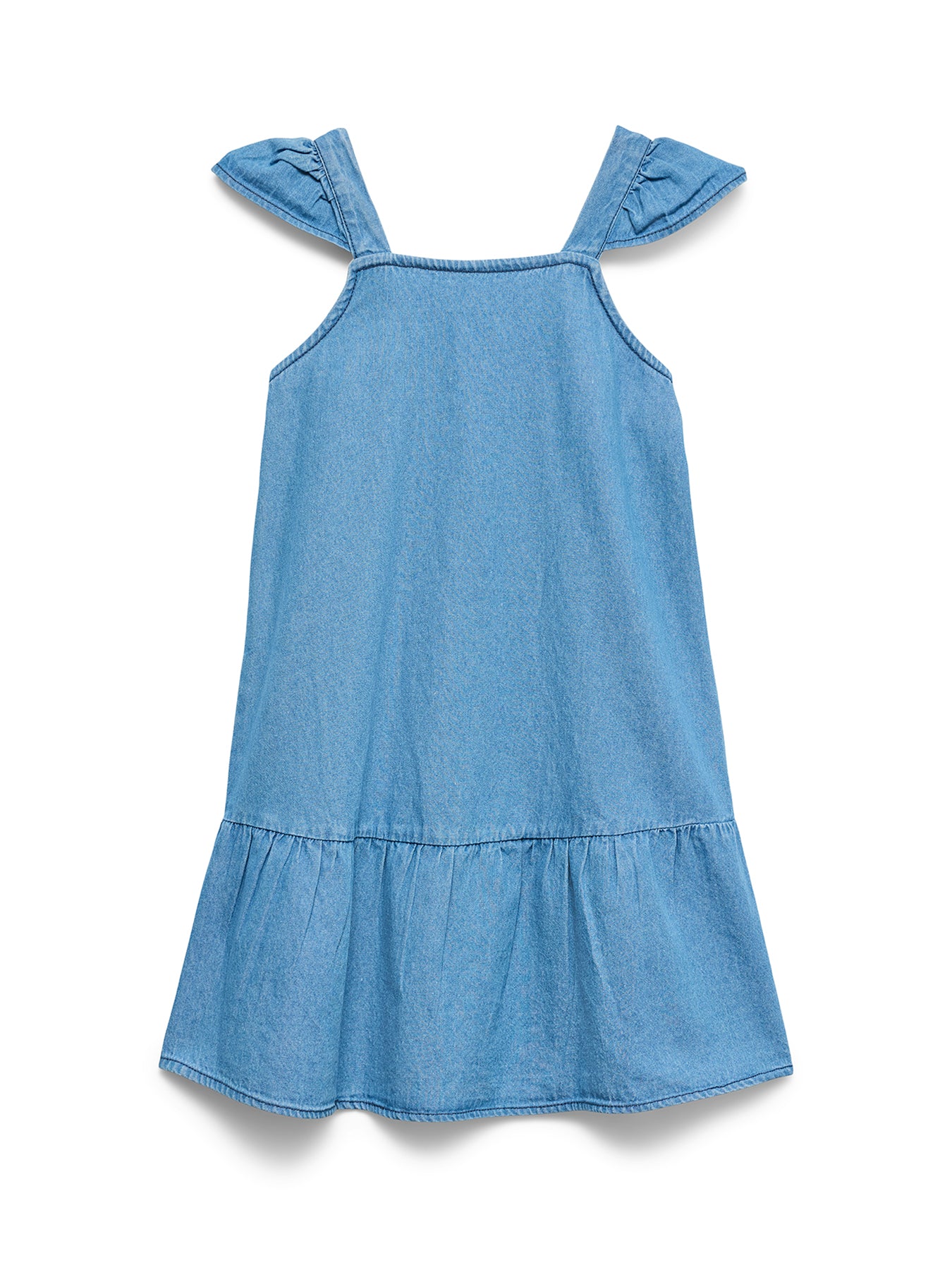 Kids' Holly Sleeveless Denim Dress Blue