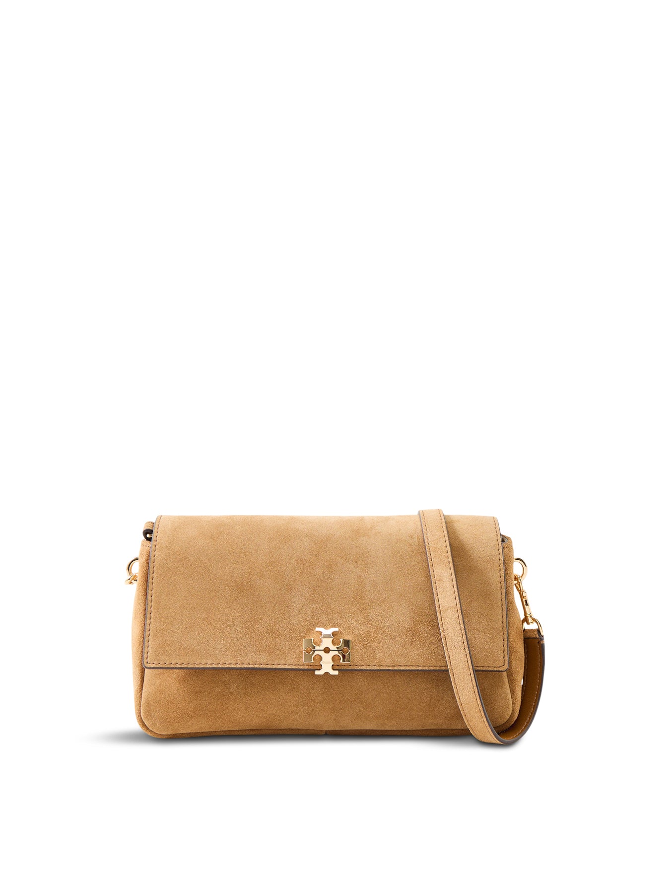 Charlie Suede Small Shoulder Bag Tan
