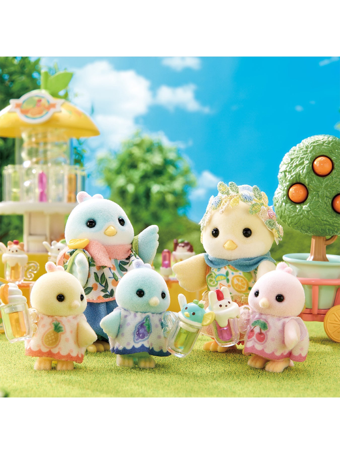 Citrus Bird Baby Set