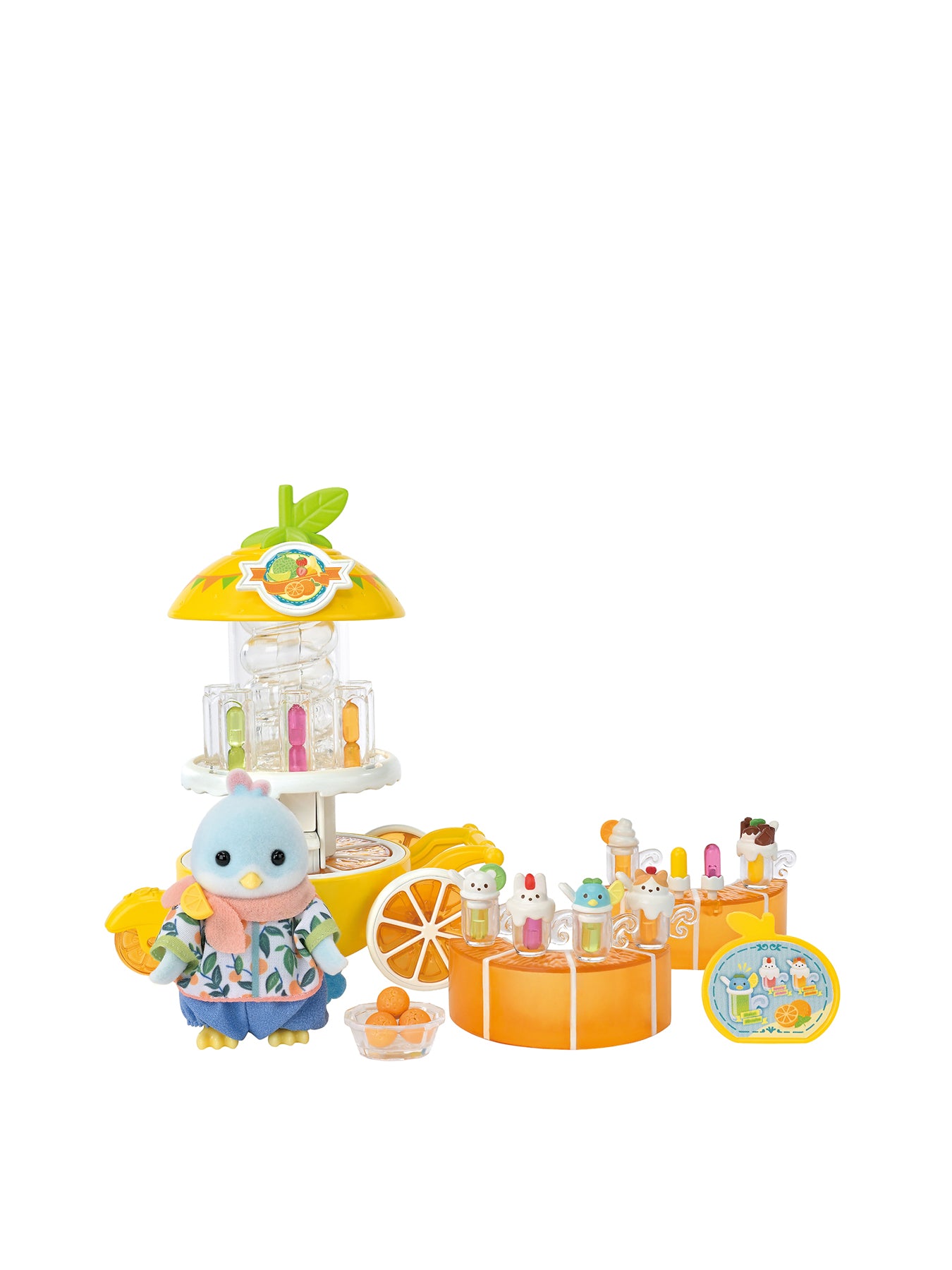 Citrus Bird Family Set