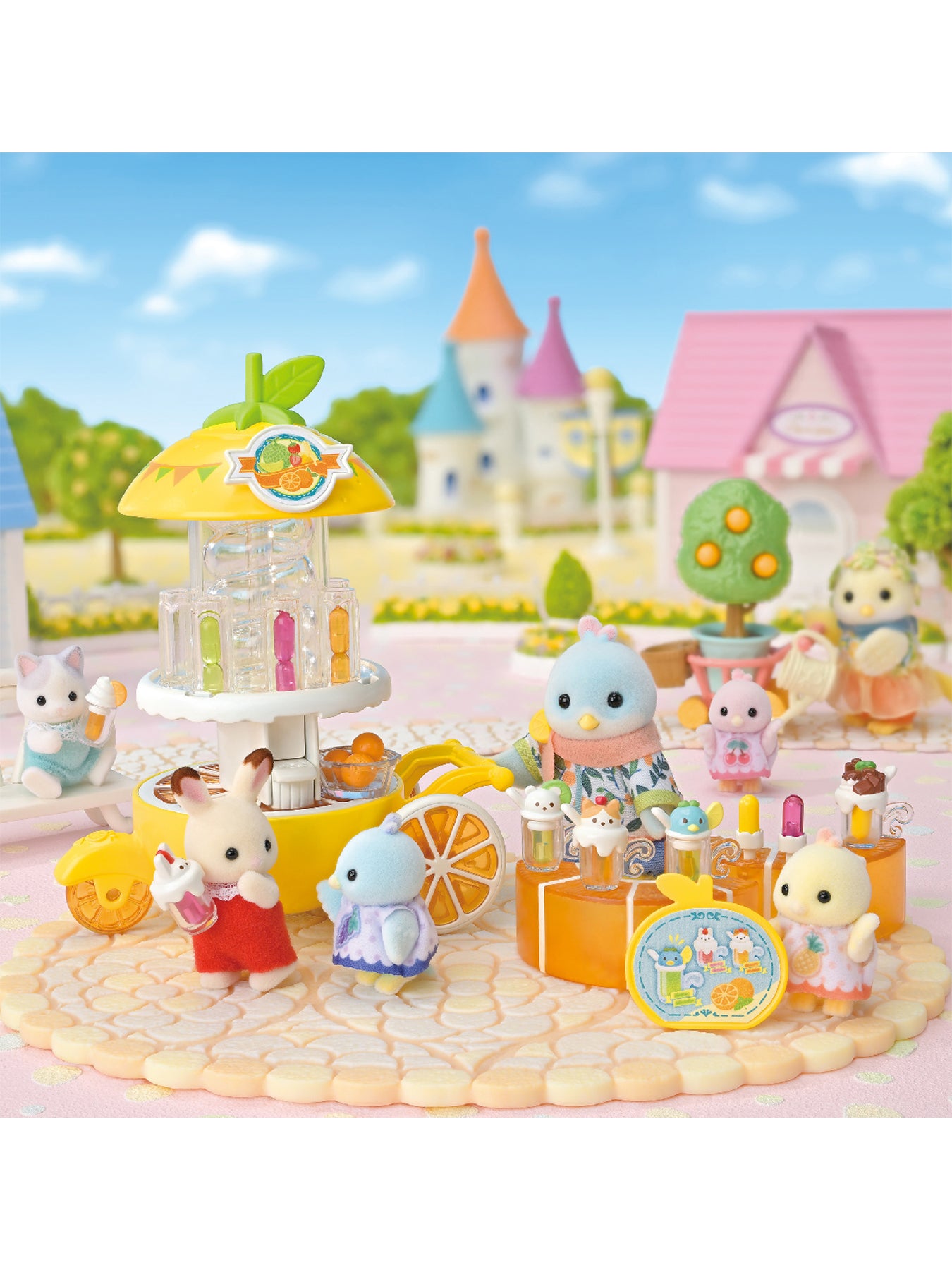 Citrus Bird Family Set