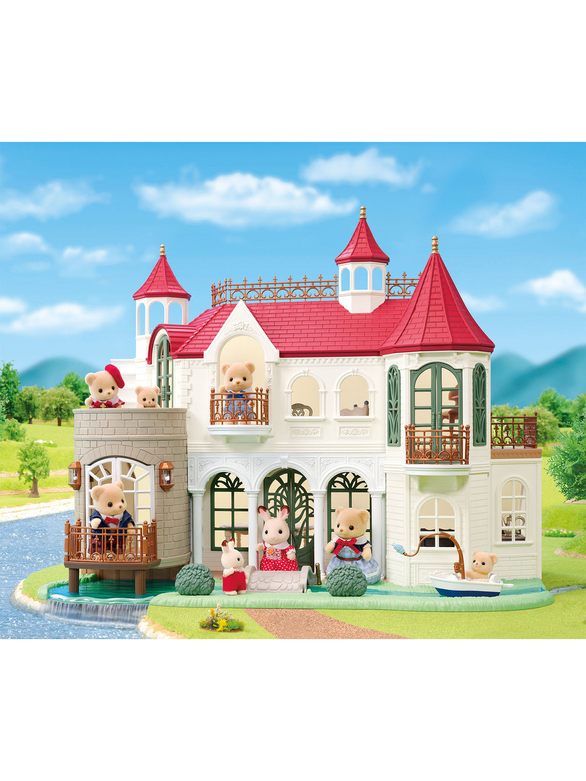 Red Roof Riverside Manor Playset