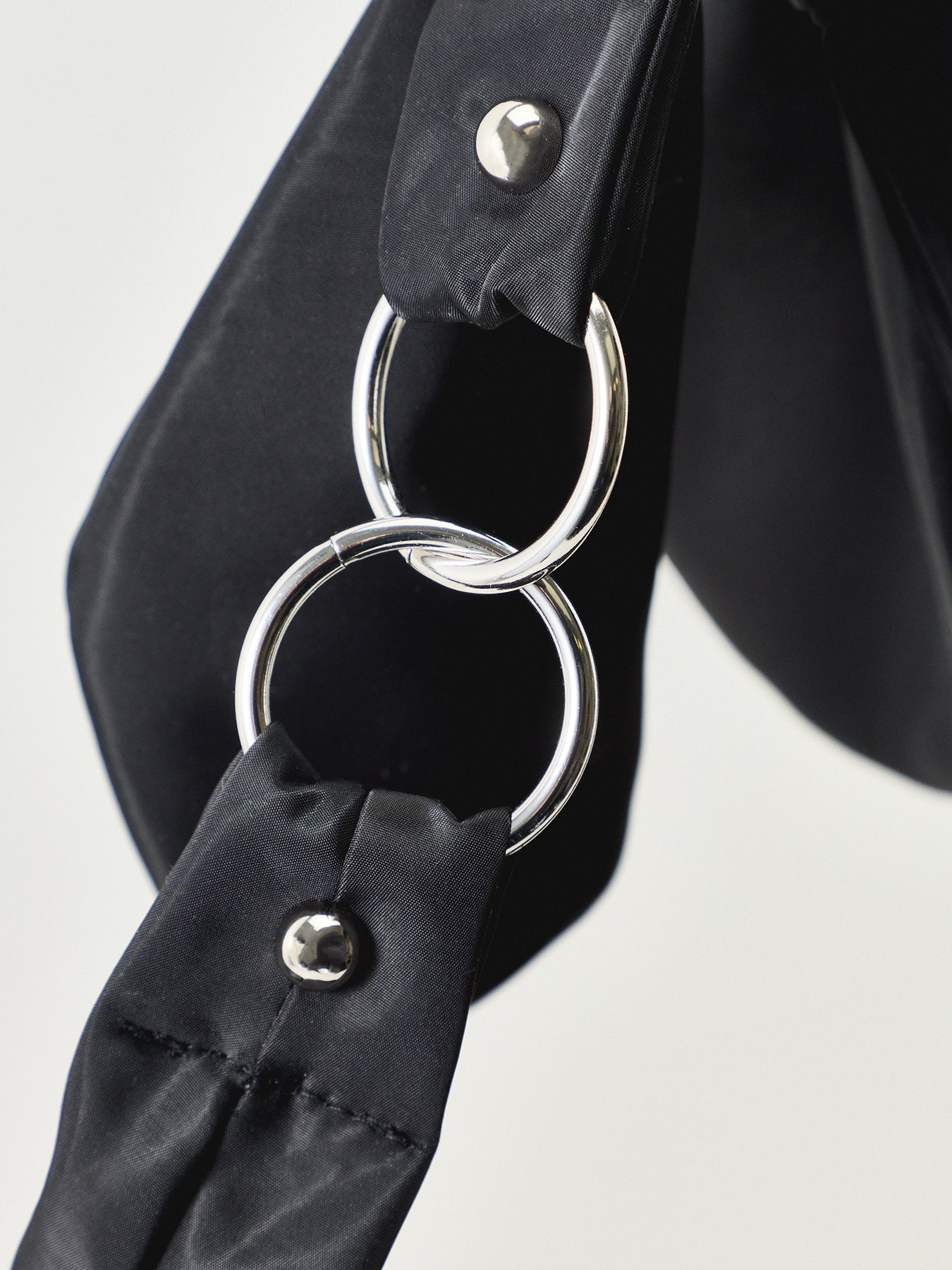 Gene Oversized Recycled Nylon Tote Bag Black