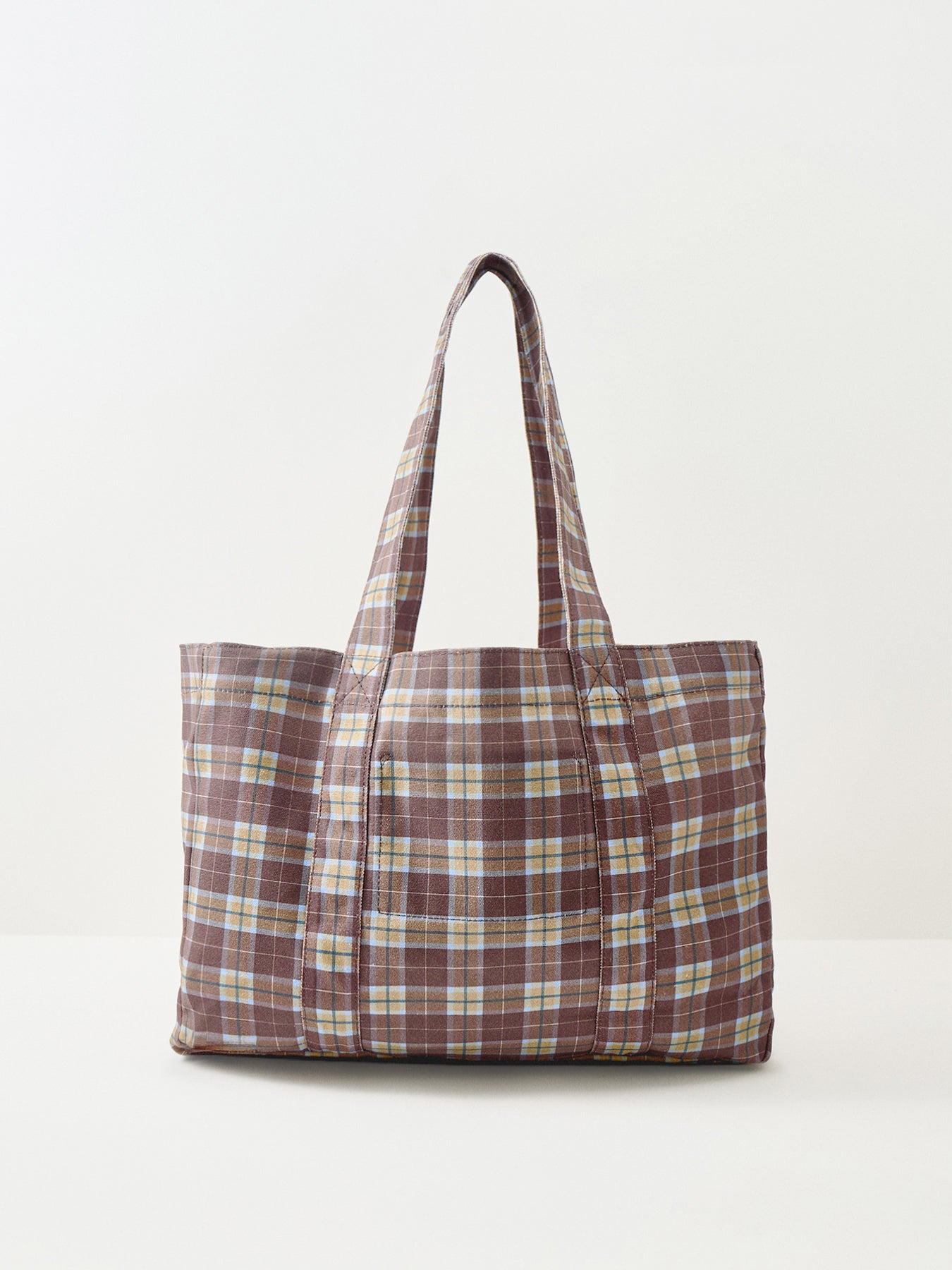 Cocoa Check Tote Bag