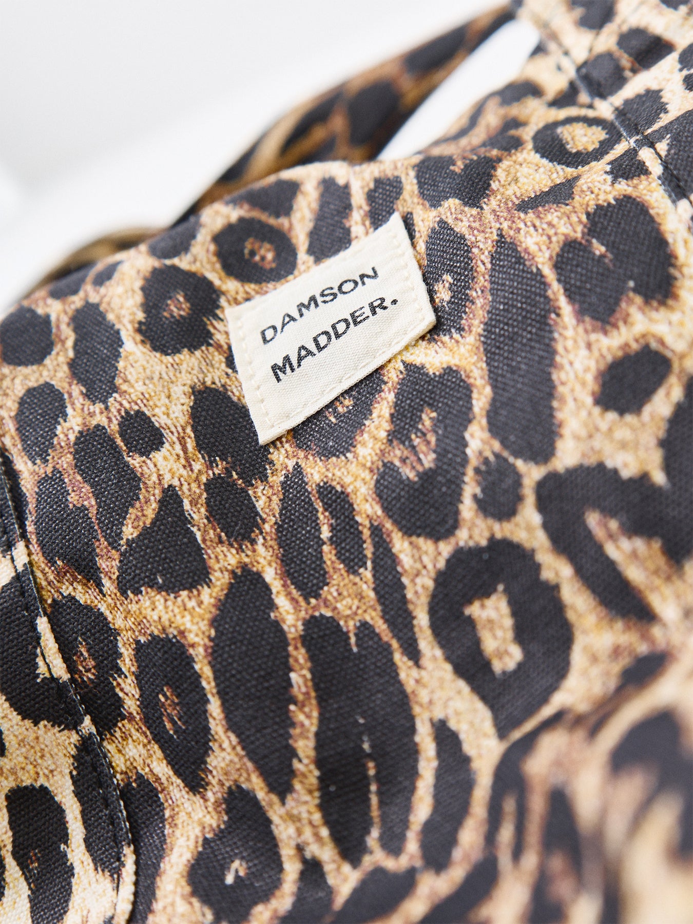 Leopard Print Canvas Tote Bag