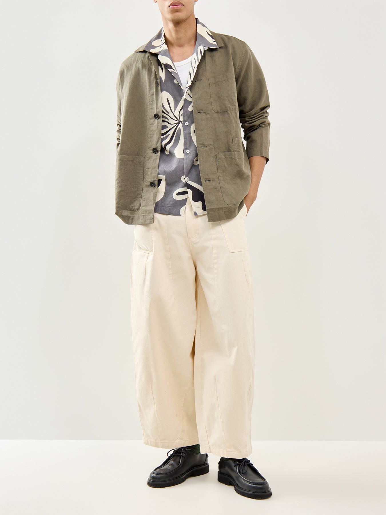 Road Short Sleeve Shirt Grey