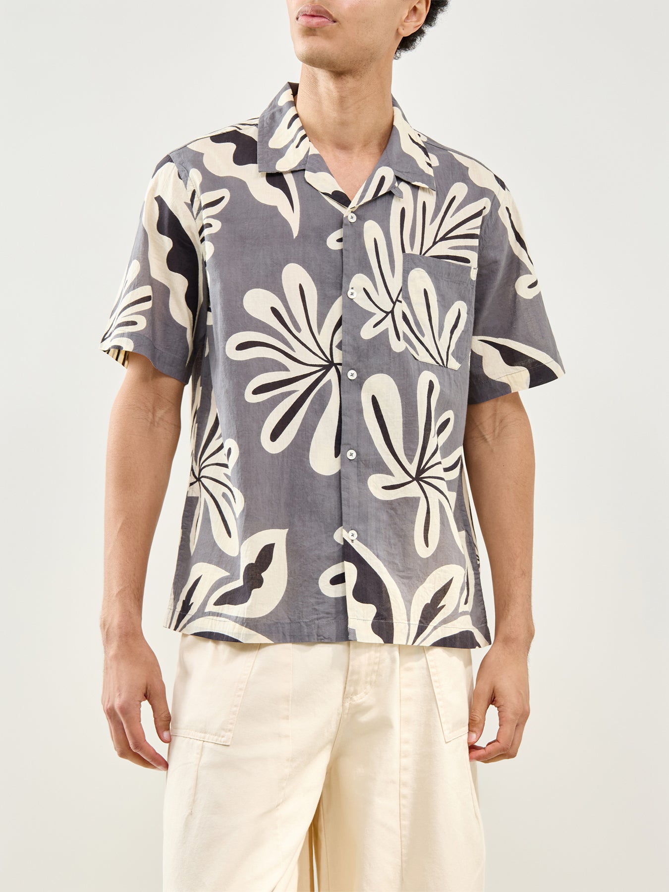 Road Short Sleeve Shirt Grey