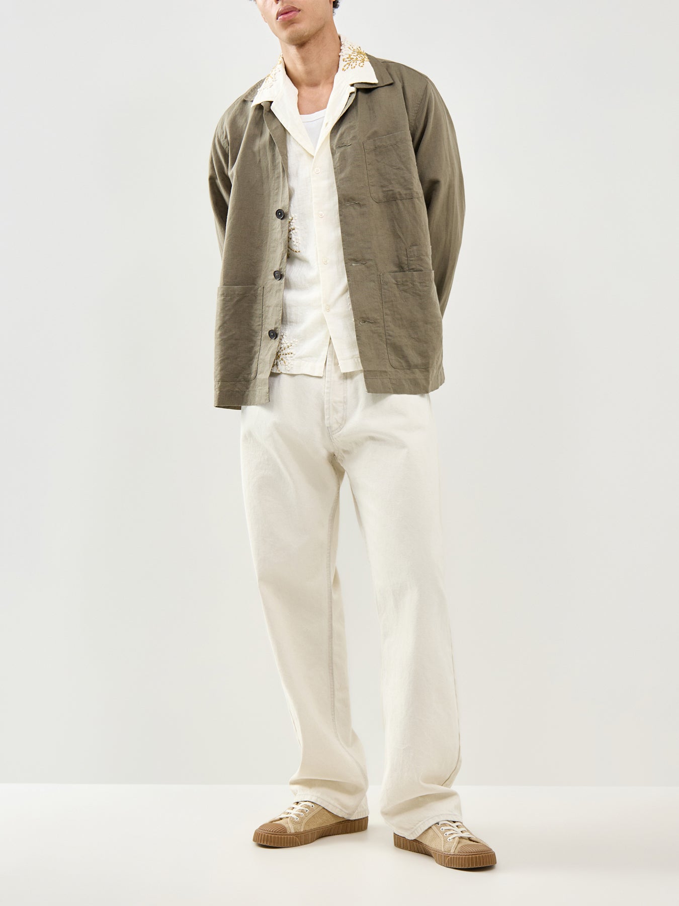 Road Short Sleeve Shirt Ecru