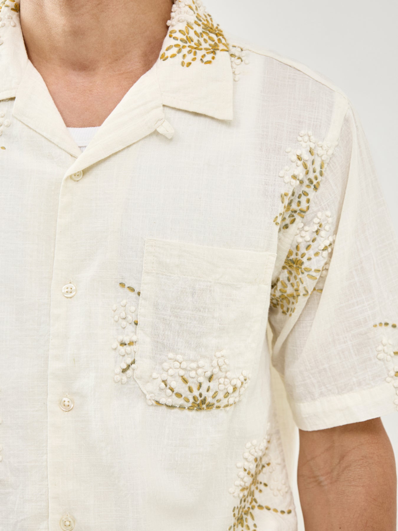 Road Short Sleeve Shirt Ecru