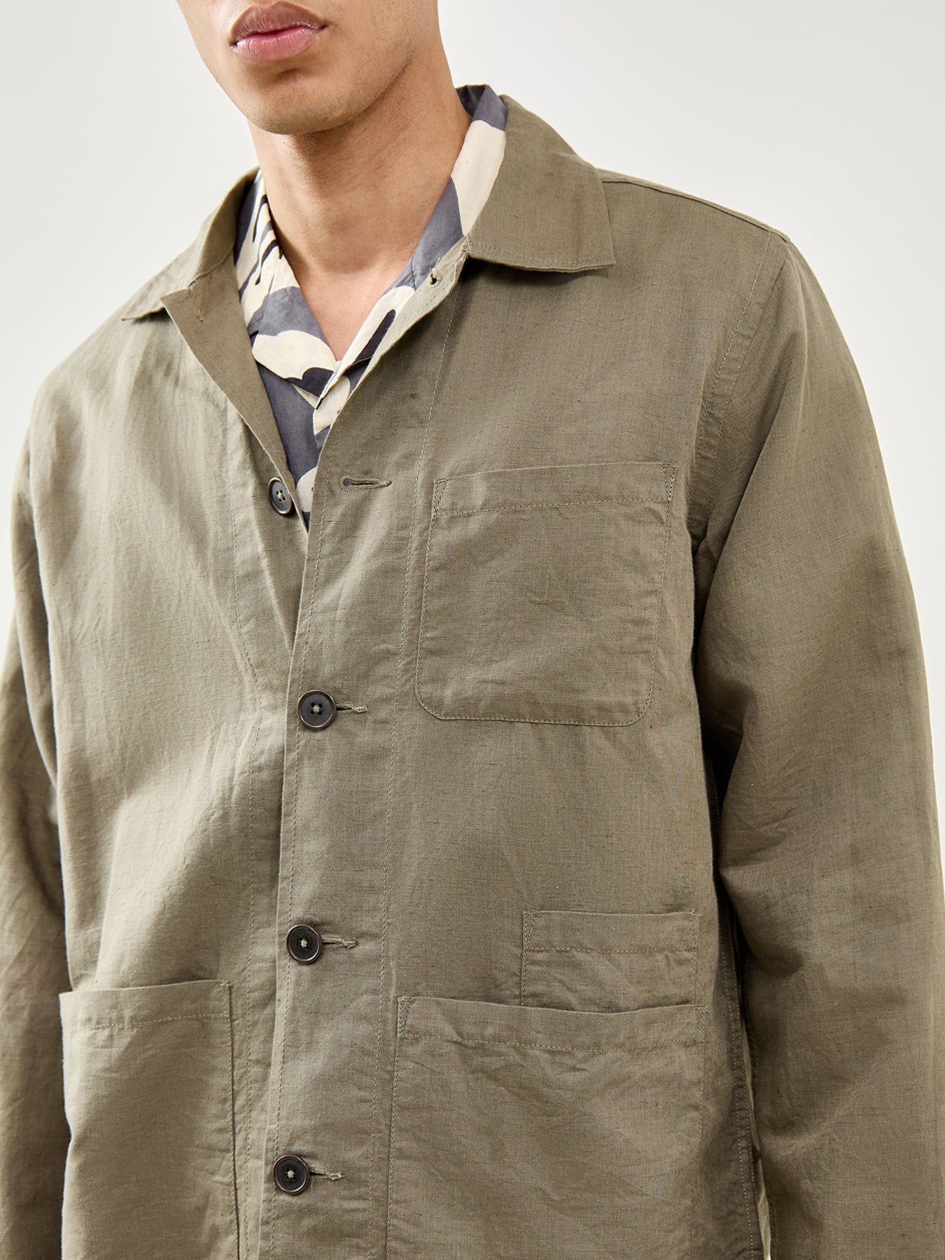 Bakers Overshirt Olive