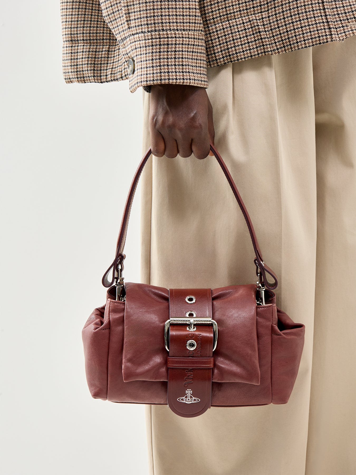 Hazel Treasure Shoulder Bag Burgundy