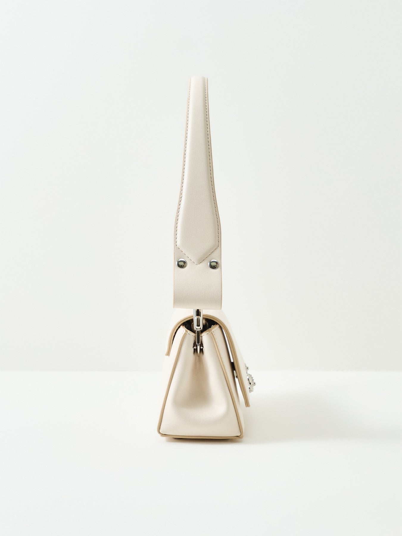 Hazel Small Shoulder Bag White