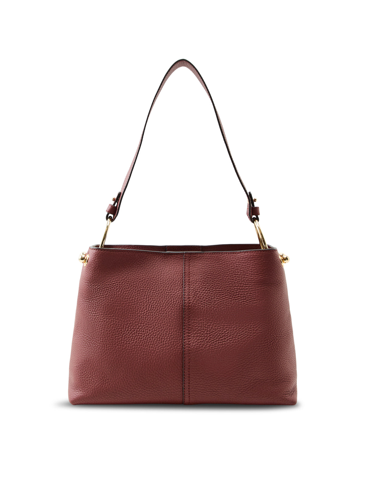 Lana Grain Leather Hobo Bag