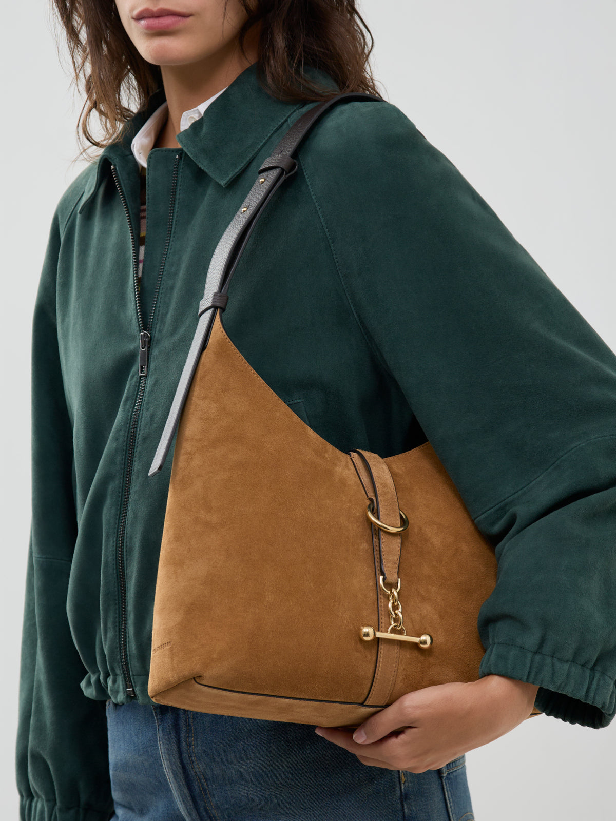 Kite Suede Hobo Bag