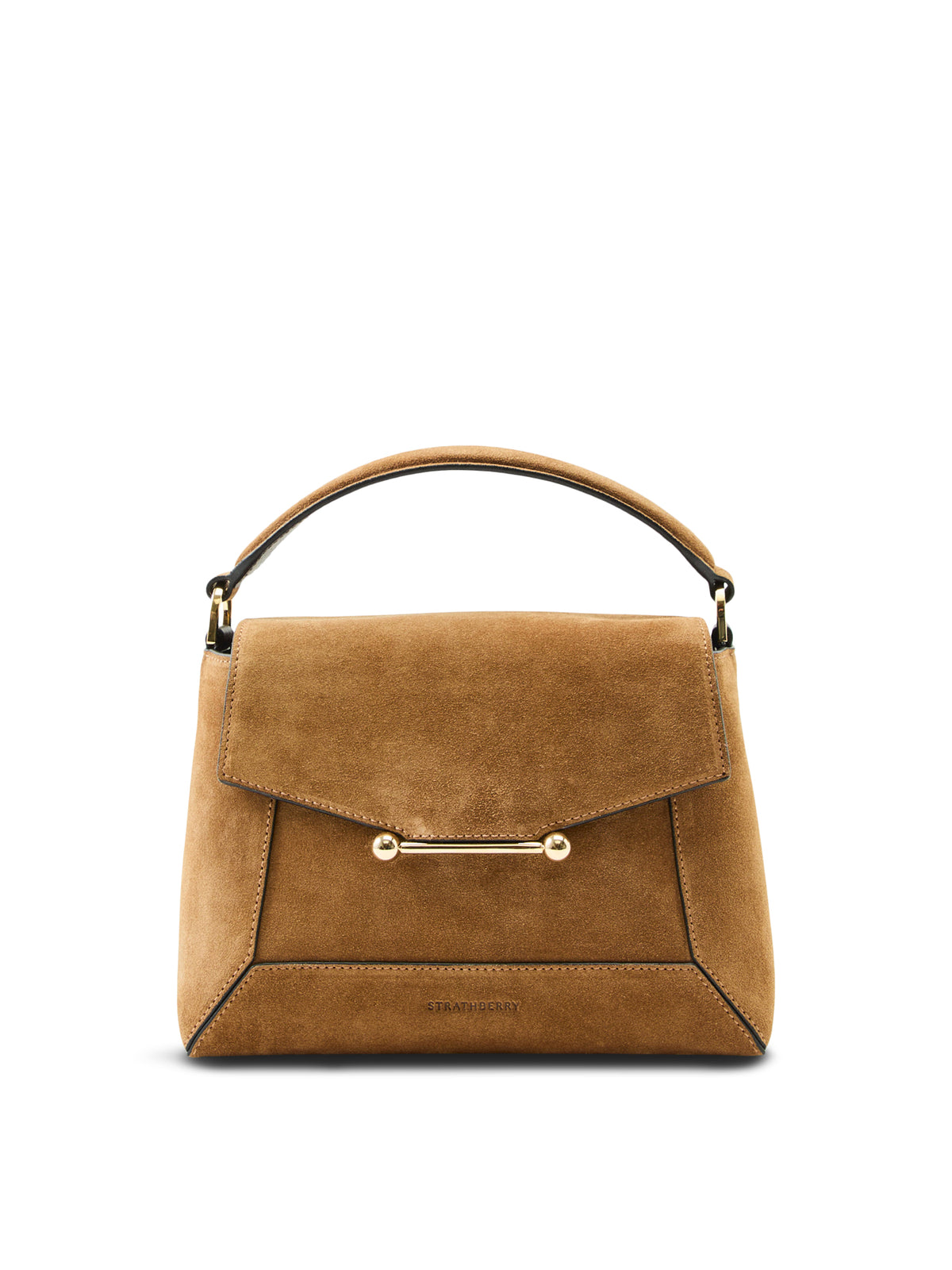 Mosaic Suede Top Handle Bag
