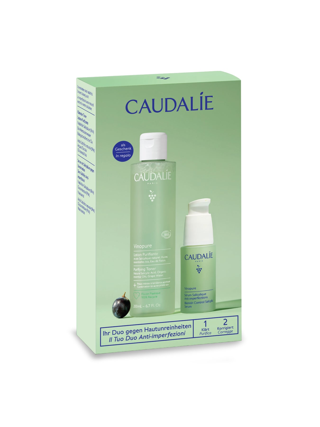 Vinopure Serum & Gel Cleanser Set