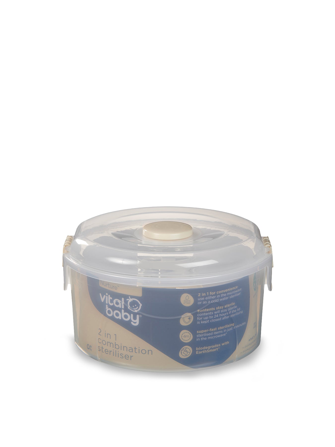 2 in 1 Combination Steriliser White