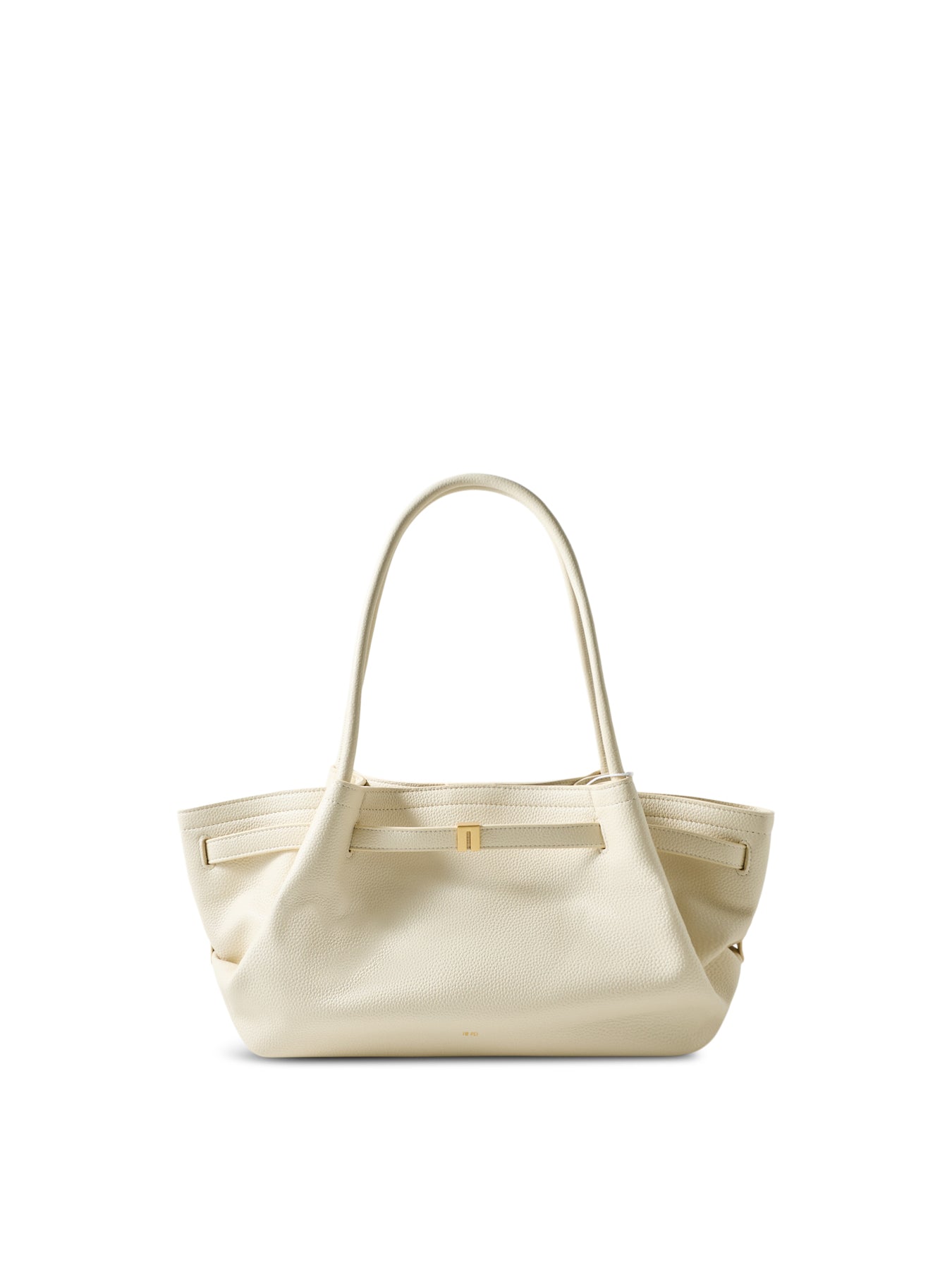 Hana Wide Tote Bag White